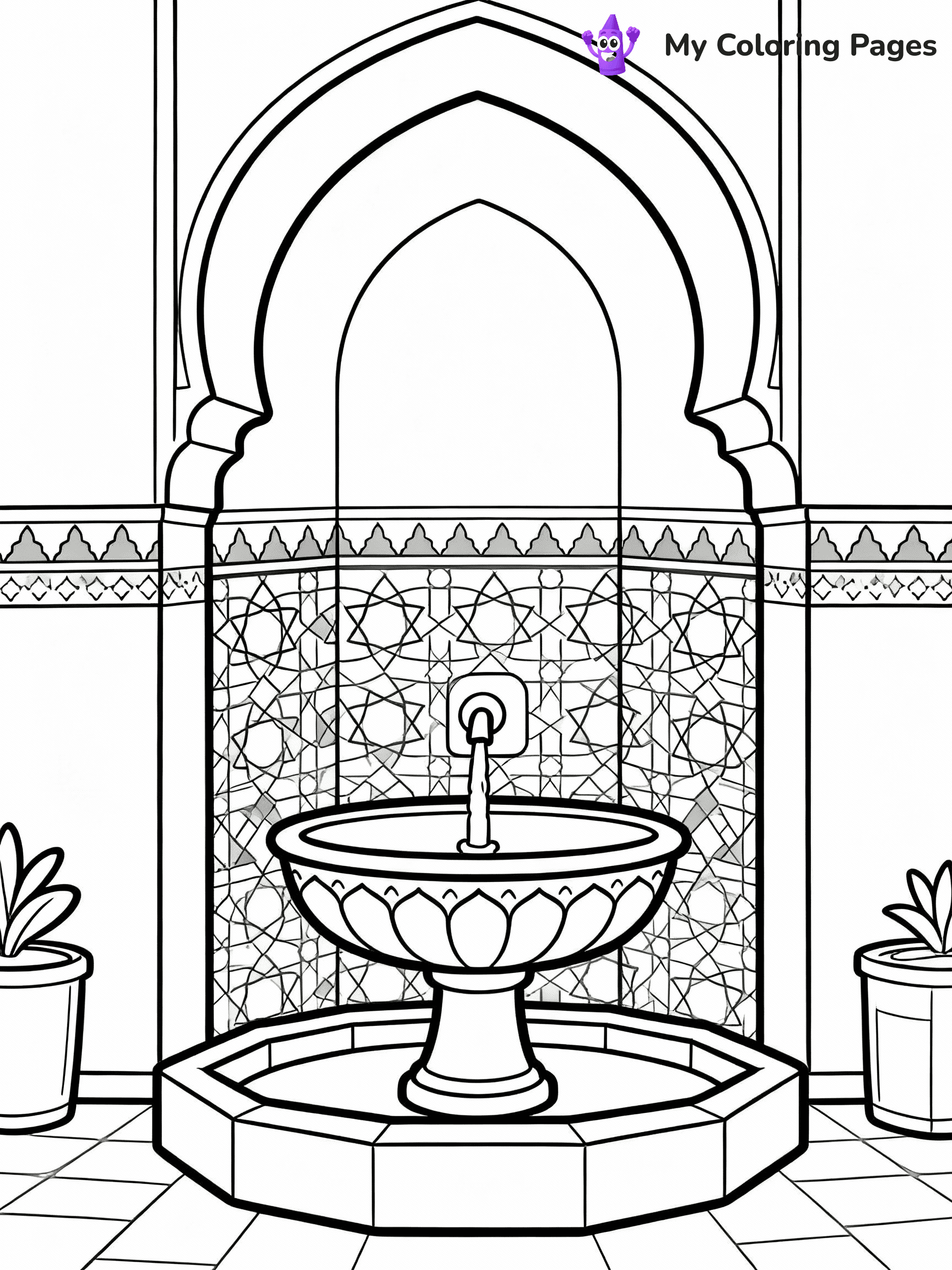 Islamic Coloring Pages - 18