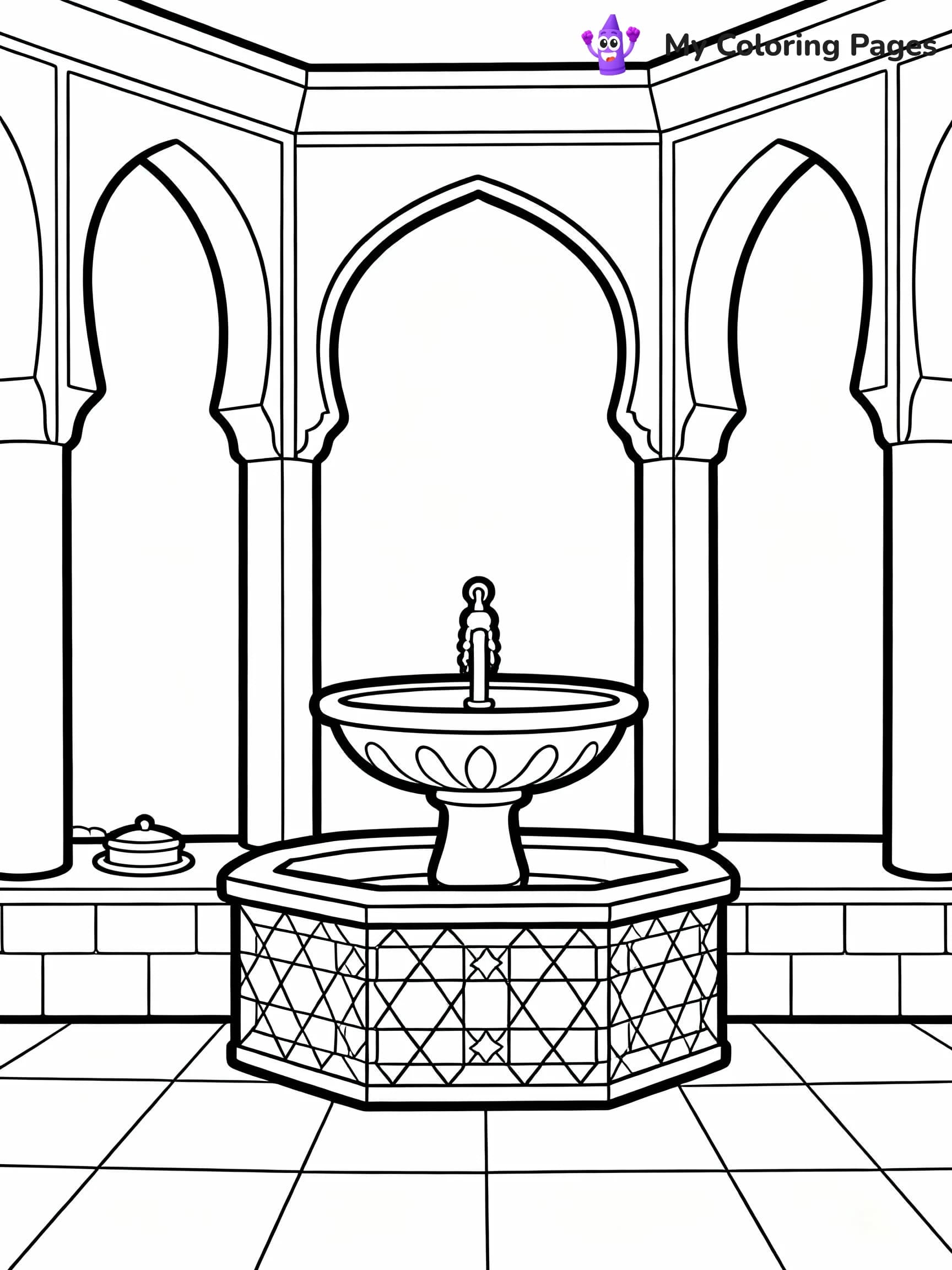 Islamic Coloring Pages - 17