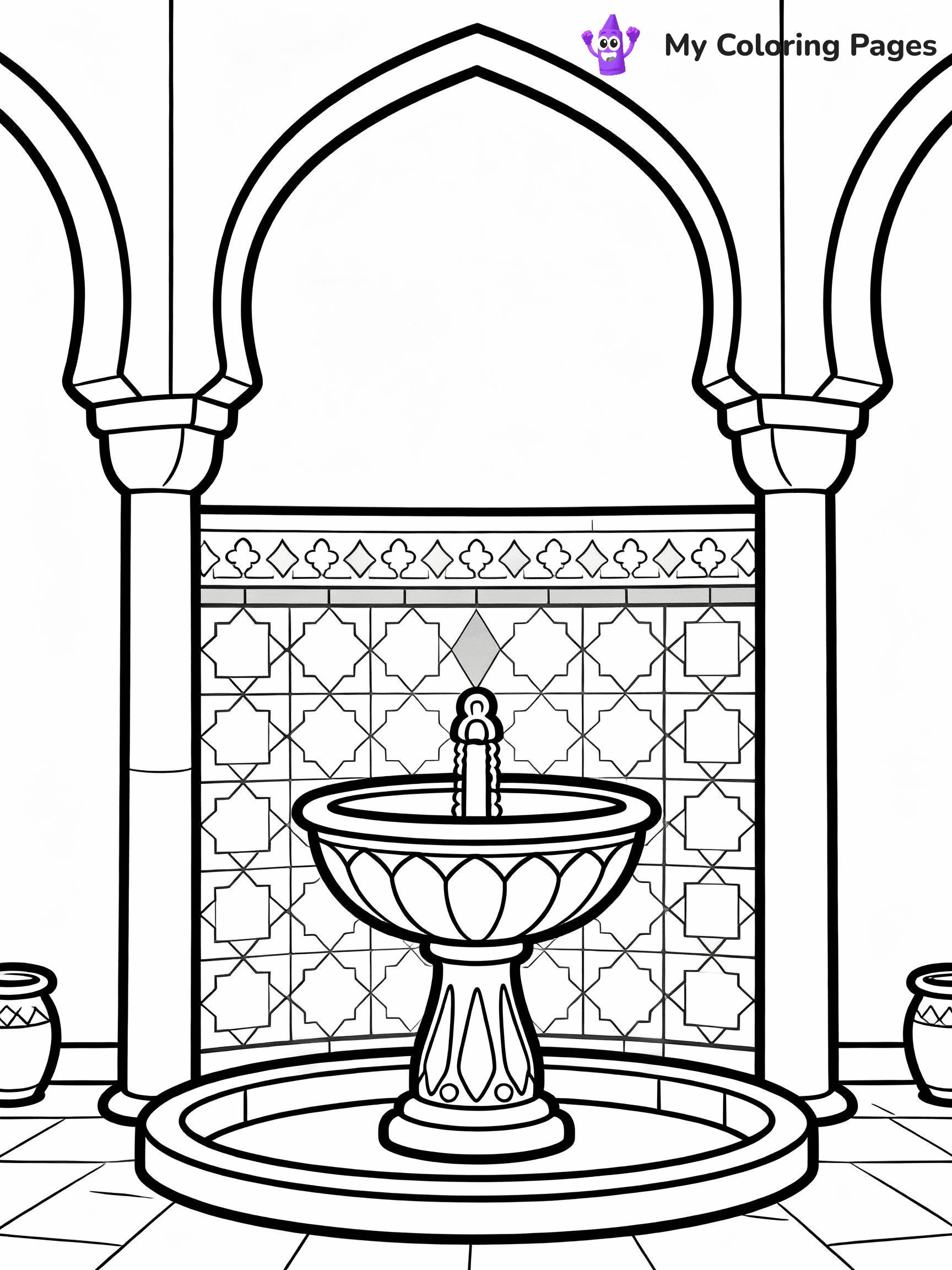 Islamic Coloring Pages - 15