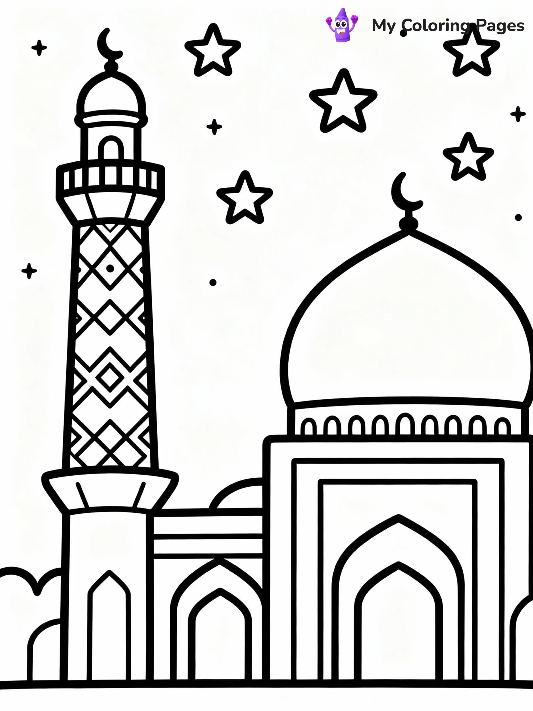 Islamic Coloring Pages - 13