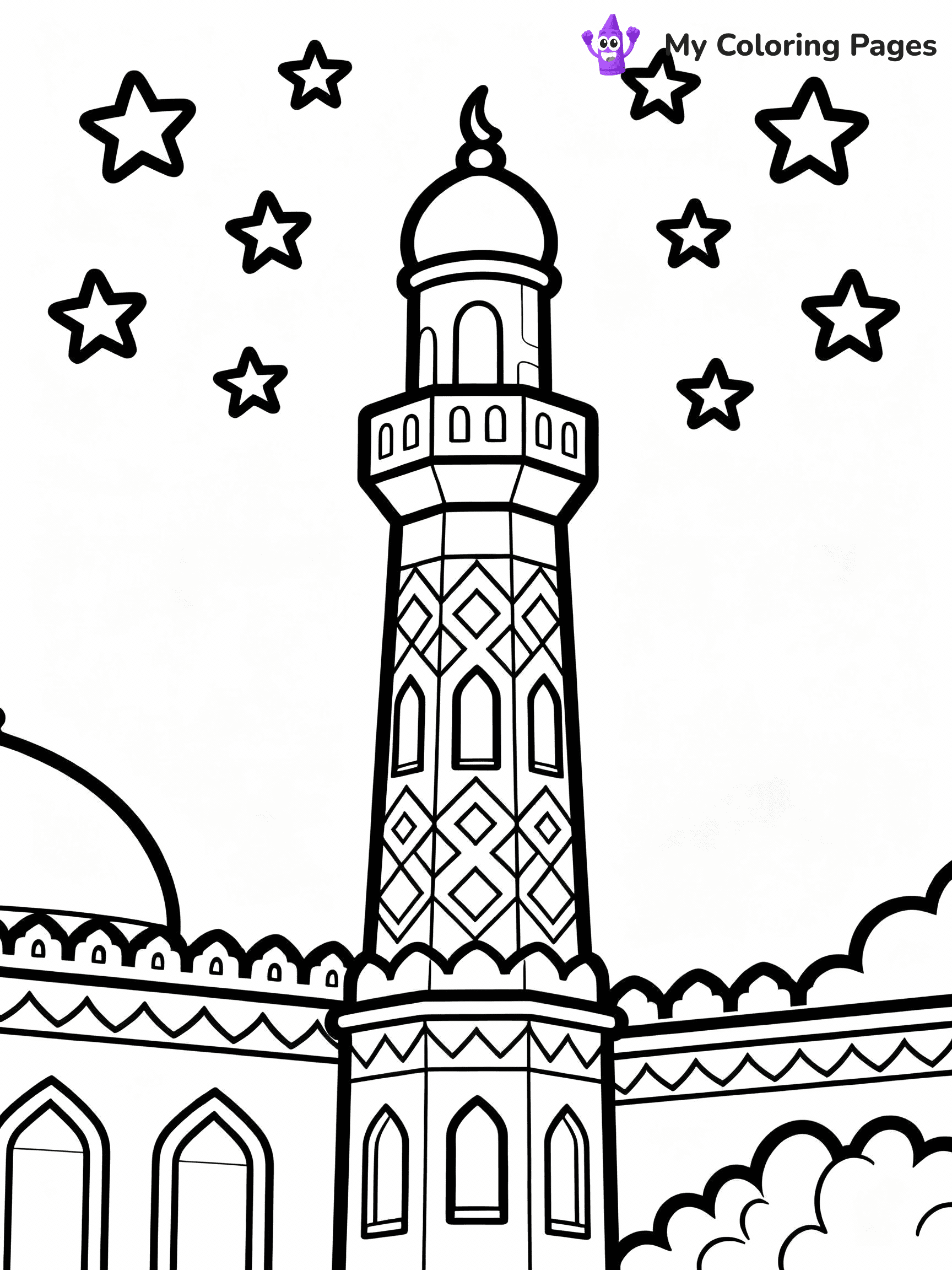 Islamic Coloring Pages - 12
