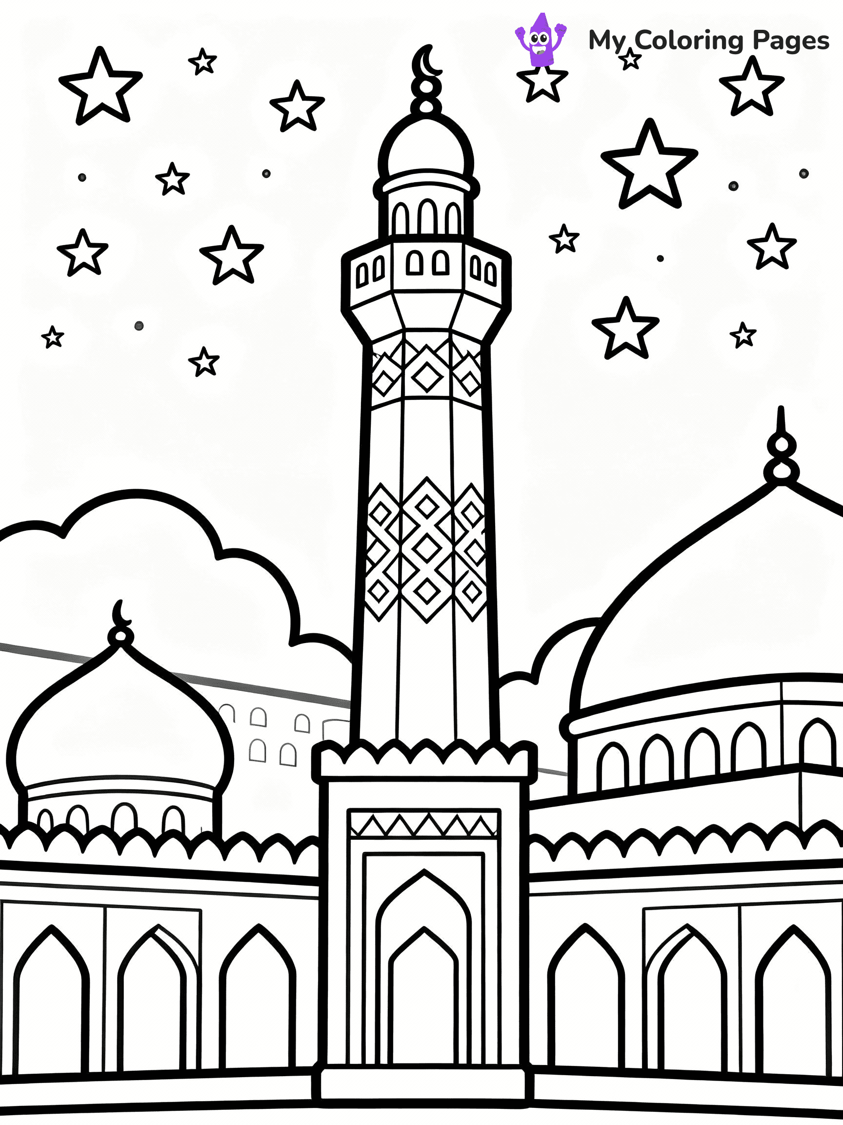 Islamic Coloring Pages - 9