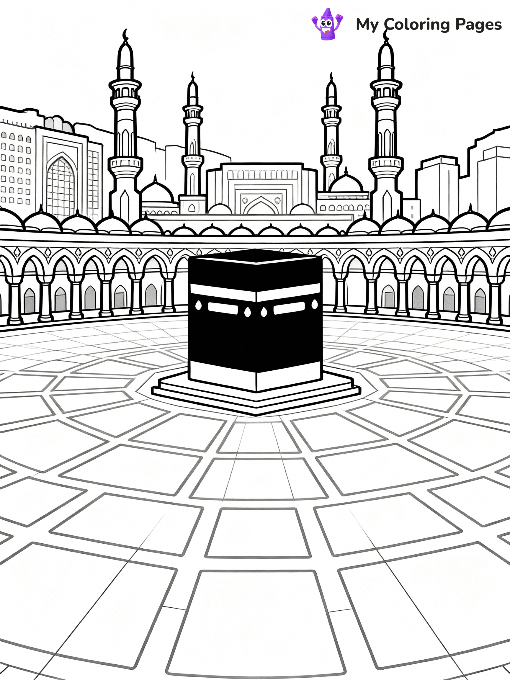 Islamic Coloring Pages - 8