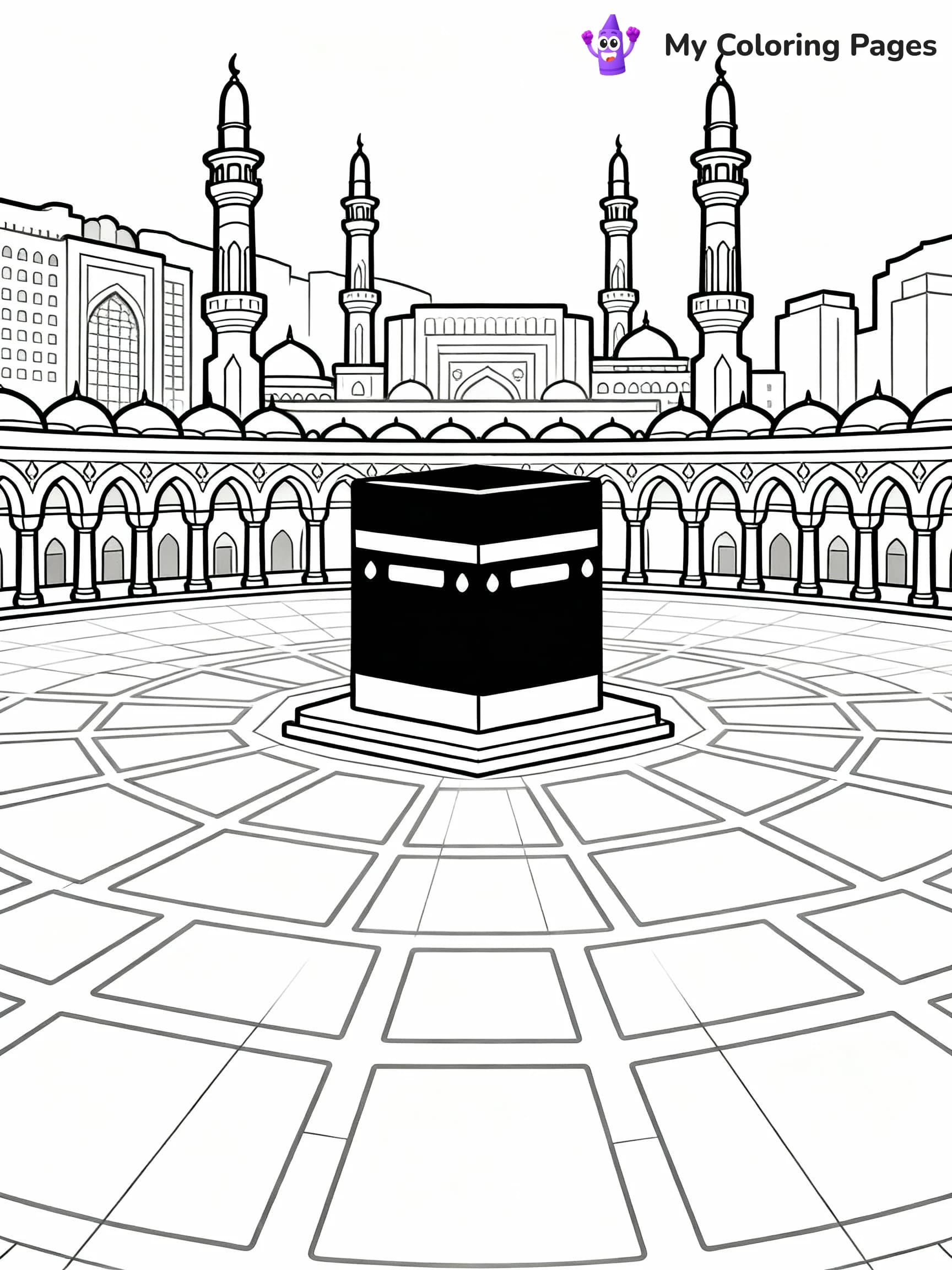 Islamic Coloring Pages - 8