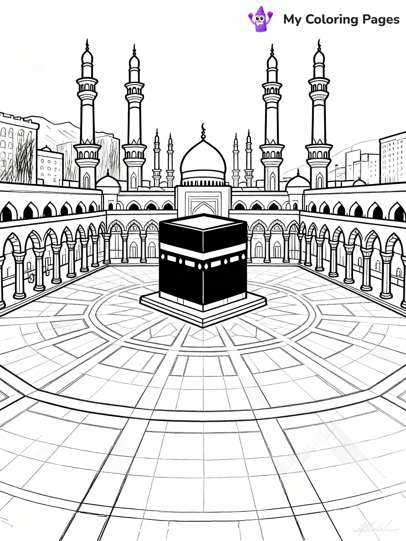 Islamic Coloring Pages - 7