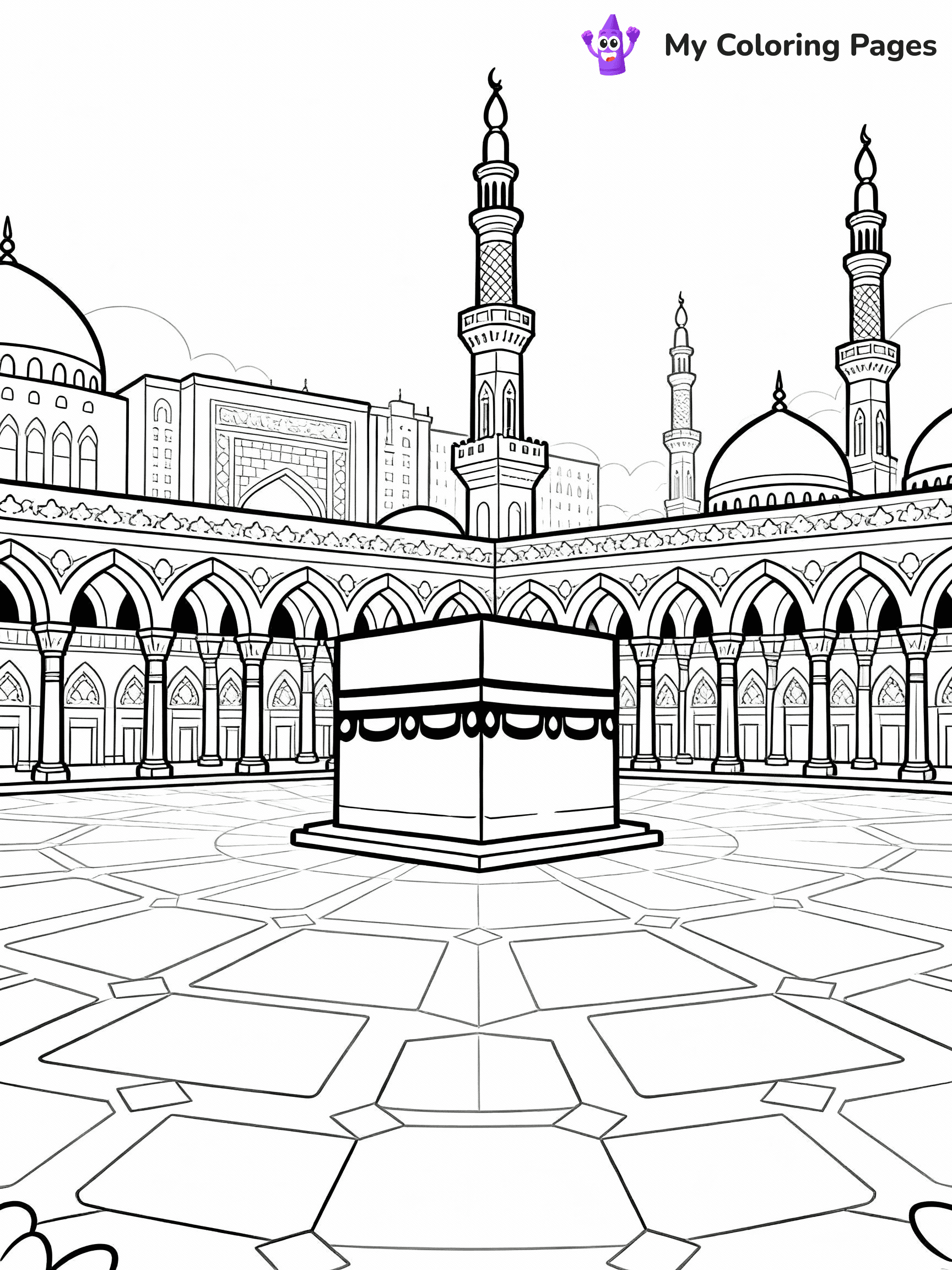 Islamic Coloring Pages - 6