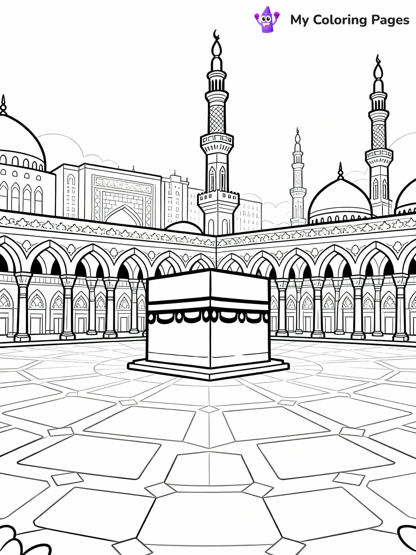 Islamic Coloring Pages - 6
