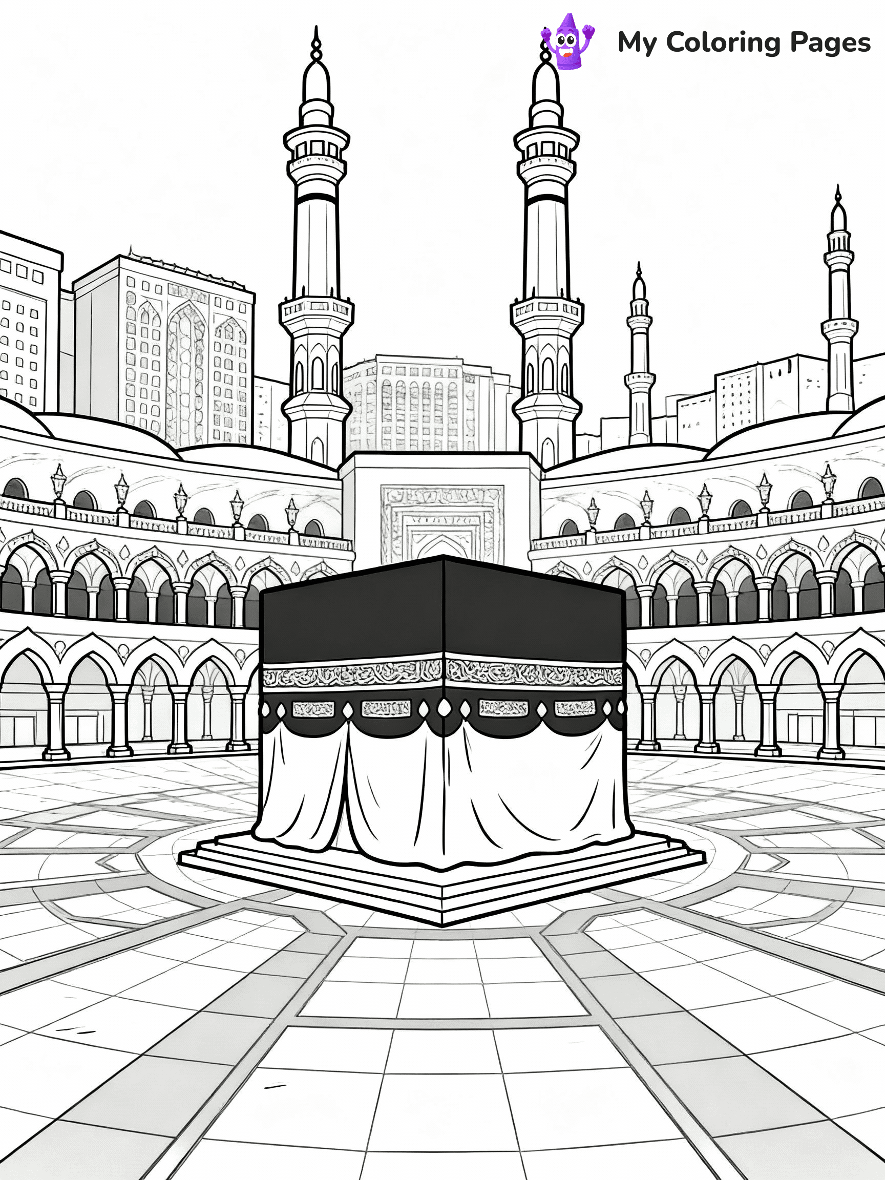 Islamic Coloring Pages - 4
