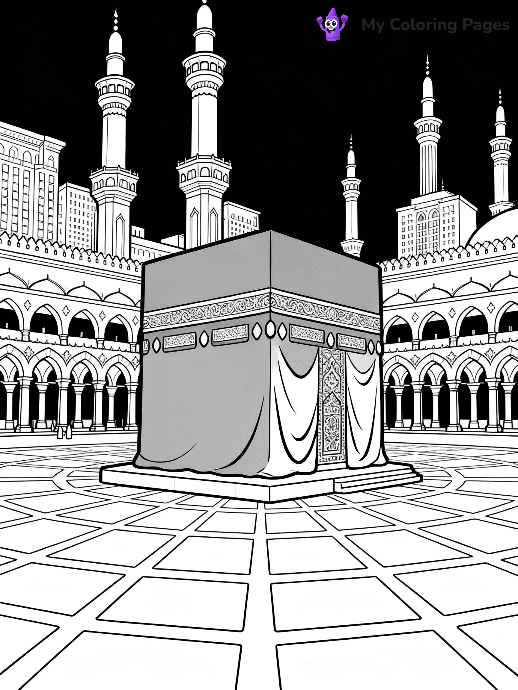 Islamic Coloring Pages - 3