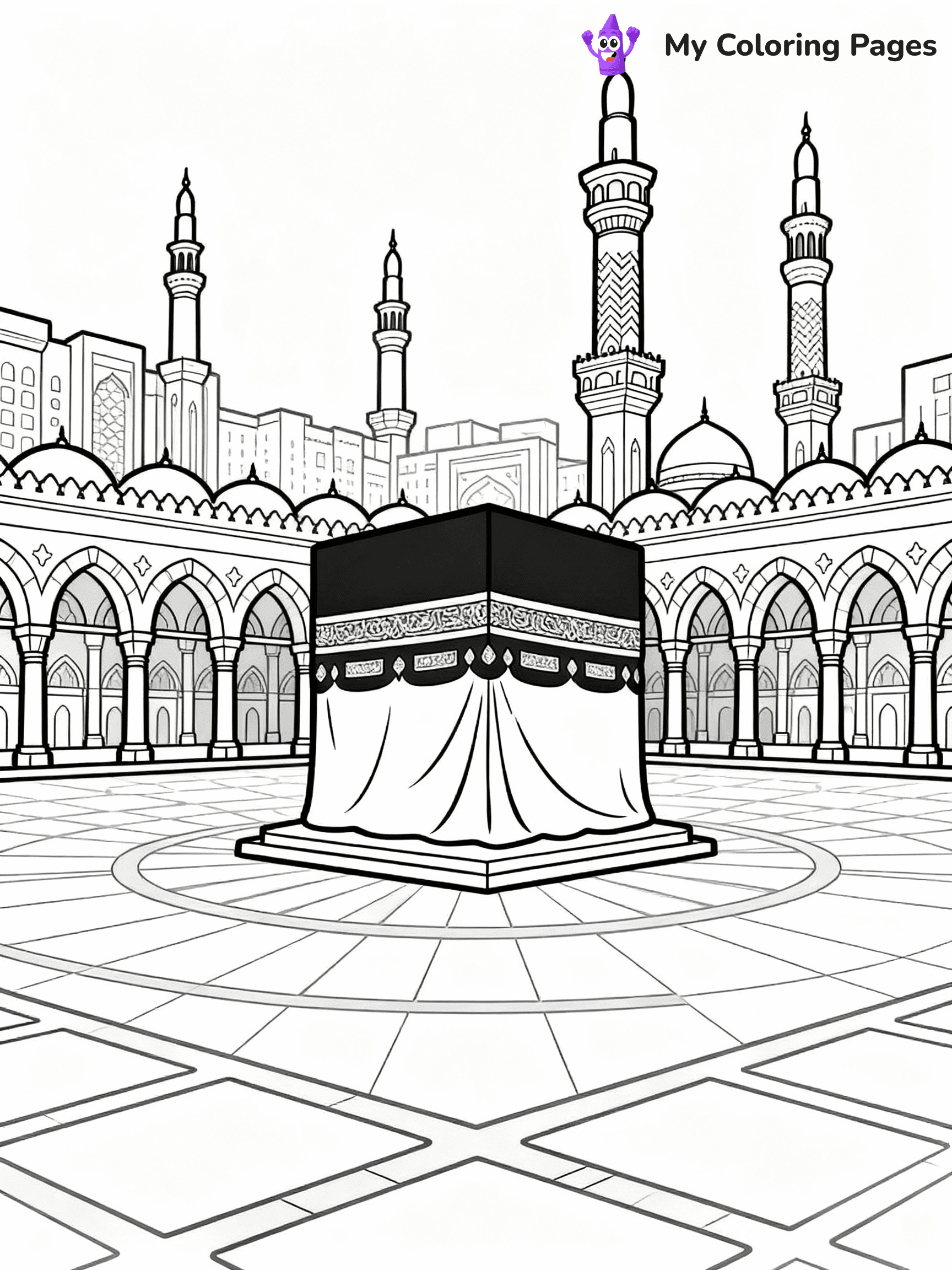 Islamic Coloring Pages - 2