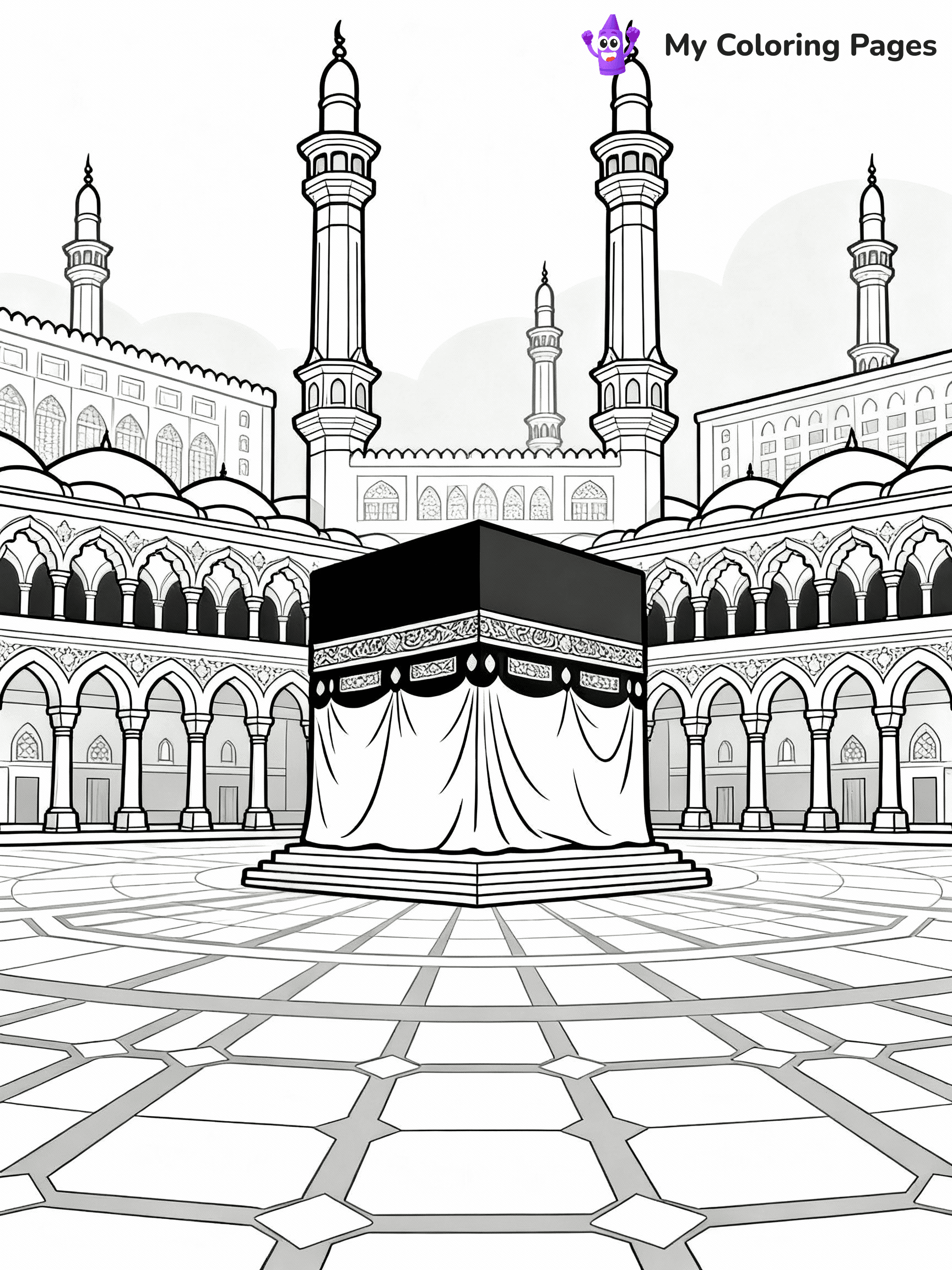 Islamic Coloring Pages - 1