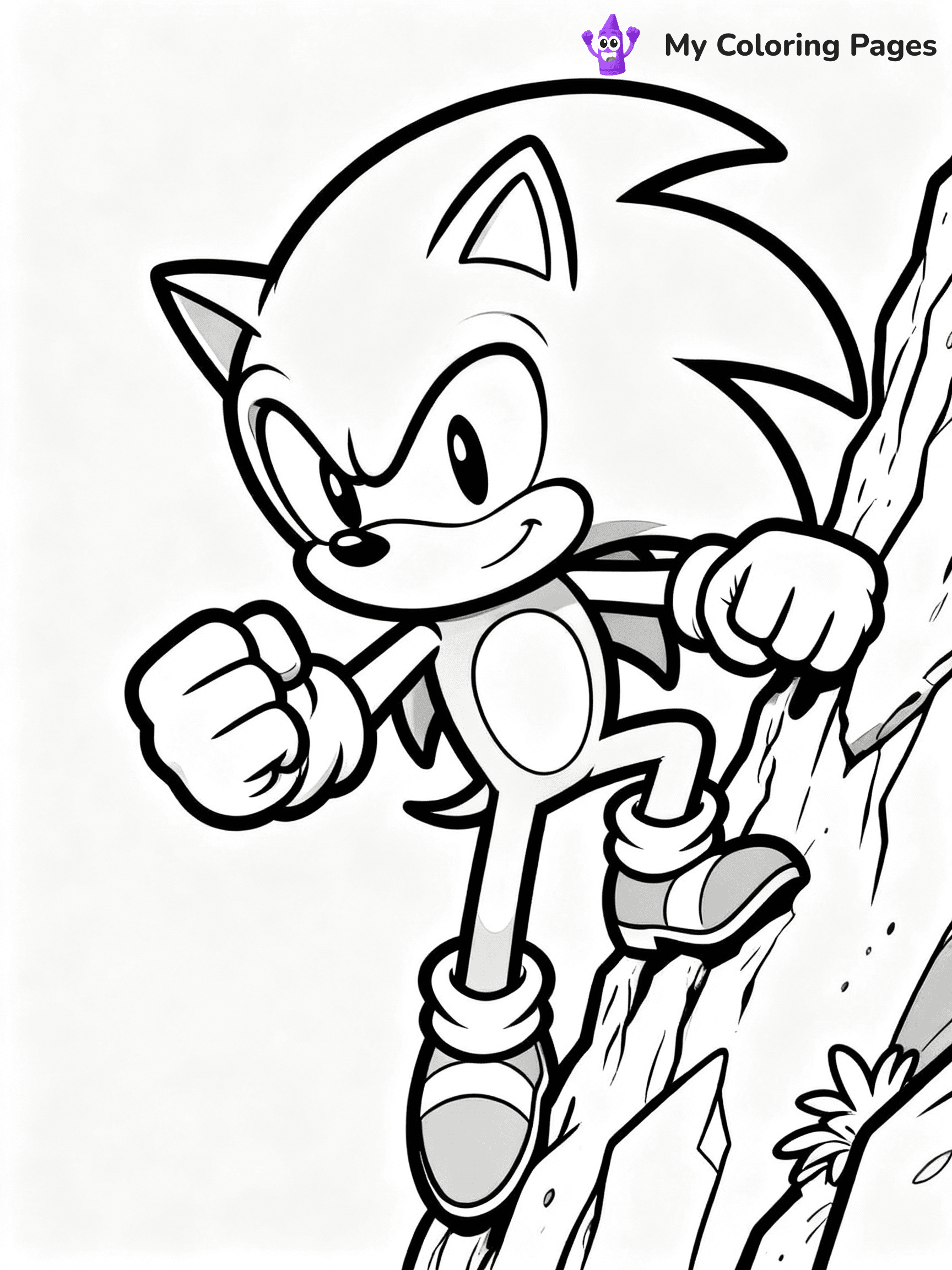 ⚠️ CRITICAL REQUIREMENT - ABSOLUTE BLACK AND WHITE ONLY ⚠️
This MUST be a BLACK AND WHITE line drawing ONLY. NO COLORS whatsoever.
- ONLY pure black lines (#000000) on pure white background (#FFFFFF)
- ABSOLUTELY NO colors, NO shading, NO gradients, NO grayscale
- If there are ANY colors in the output, the image is REJECTED
- This is a COLORING PAGE - meant to be COLORED IN by children
- The output must be UNCOLORED line art ready for coloring
⚠️ SUBJECT TO DRAW: Knuckles from Sonic the Hedgehog climbing rock wall, fists clenched, focused. Important: PURE OUTLINES. NO FILLS, COLOR, SHADING, OR GREYSCALE. WHITE BACKGROUND.
(REMEMBER: Output must be BLACK AND WHITE line art only, NOT colored!)
# Flat, Friendly Cartoon Line-Art Coloring Page
You are generating a **pure black-and-white binary image** of a child-friendly cartoon scene combining characters and background scenery in one cohesive composition.
## Rendering Rules (Strict)
- Only two colors: pure black (#000000) outlines and pure white (#FFFFFF) background.
- No grayscale, shading, gradients, tints, fills, transparency, or partial pixels.
- No antialiasing or blended edges; every pixel is 100% black or white.
- No solid black fills inside shapes — all areas inside outlines must remain white.
- No dark clothing areas or filled tone blocks; all garments outlined only.
- No shadows, textures, lighting, or tonal variations.
- Must look like flat binary vector line-art for coloring pages.
## Drawing & Composition
- **Medium, consistent line weight**; clean closed outlines easy to color inside.
- **Flat, simple, child-friendly design** — no realism or 3D depth.
- Characters are **grounded on a surface**, centered and large.
- **Balanced composition** with clear silhouettes and minimal props.
## Scenery & Style
- Landmarks (e.g., mosque, CN Tower) and scenery (trees, benches, waves) drawn with **black outlines only.**
- For real-world figures, teams, or places, show accurate details using only black outlines—no text or logos. Use distinctive uniform patterns, abstract symbols, and landmark silhouettes to convey identity.
- Keep **consistent perspective**; no floating elements.
- **Style:** whimsical **Doodle Art Alley** — rounded, friendly outlines.
- May adapt shapes from **Crayola, Disney, Peppa Pig, Cocomelon** — *by shape only, never color.*
- Final output: **flat, crisp, binary (#000000/#FFFFFF)**, **no filled color or background text.**
EXTREMELYE IMPORTANT:
- PURE BINARY LINE-ART; NO FILLS (HAIR/CLOTHES/SKIN), SHADING, OR GREY.
- NO SHADING, COLOR. MUST BE WHITE BACKGROUND.
⚠️ FINAL REMINDER: Draw the subject "Knuckles from Sonic the Hedgehog climbing rock wall, fists clenched, focused. Important: PURE OUTLINES. NO FILLS, COLOR, SHADING, OR GREYSCALE. WHITE BACKGROUND." as BLACK AND WHITE line art. Zero colors in output.