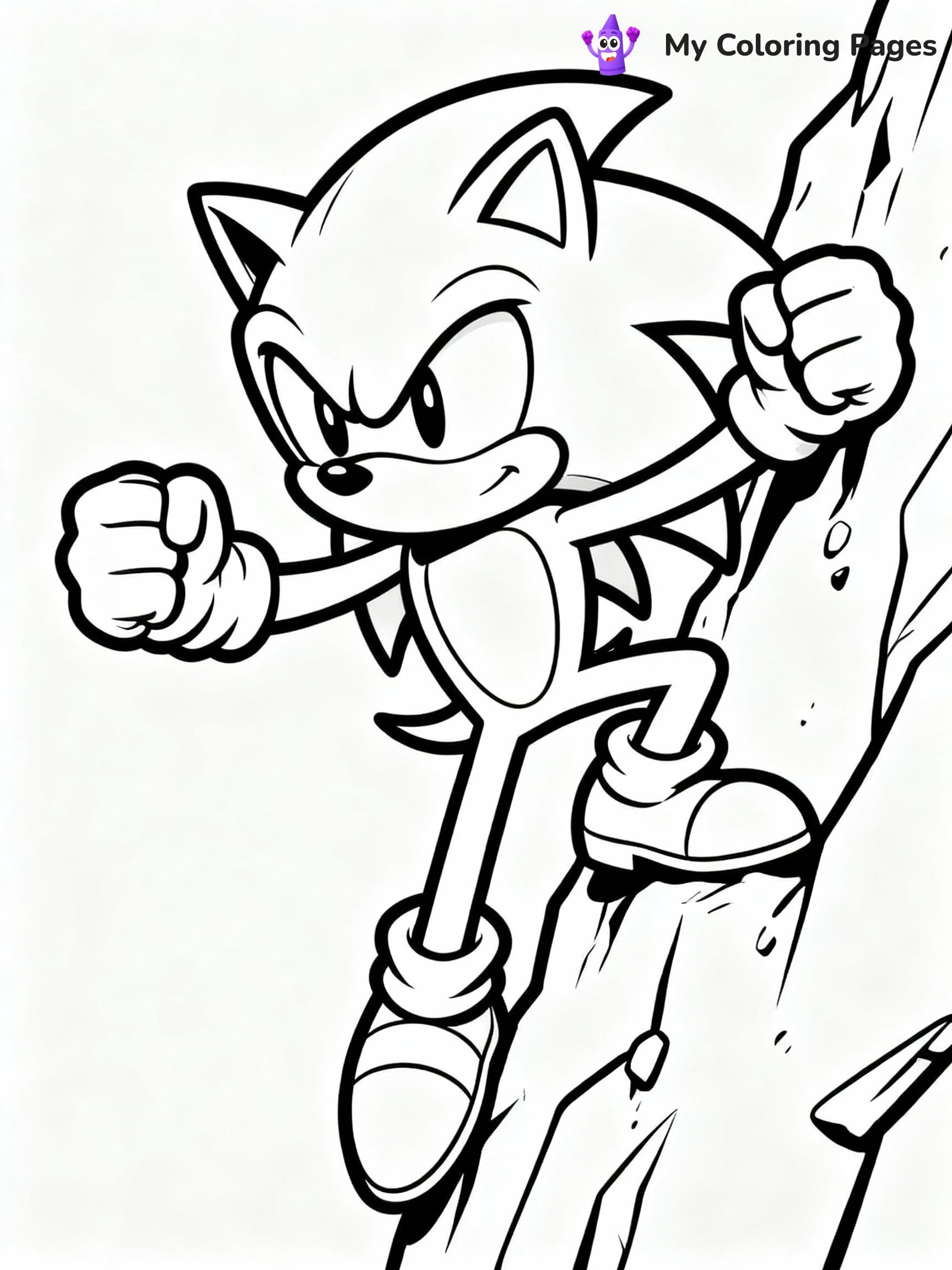 Sonic The Hedgehog Coloring Pages - 23