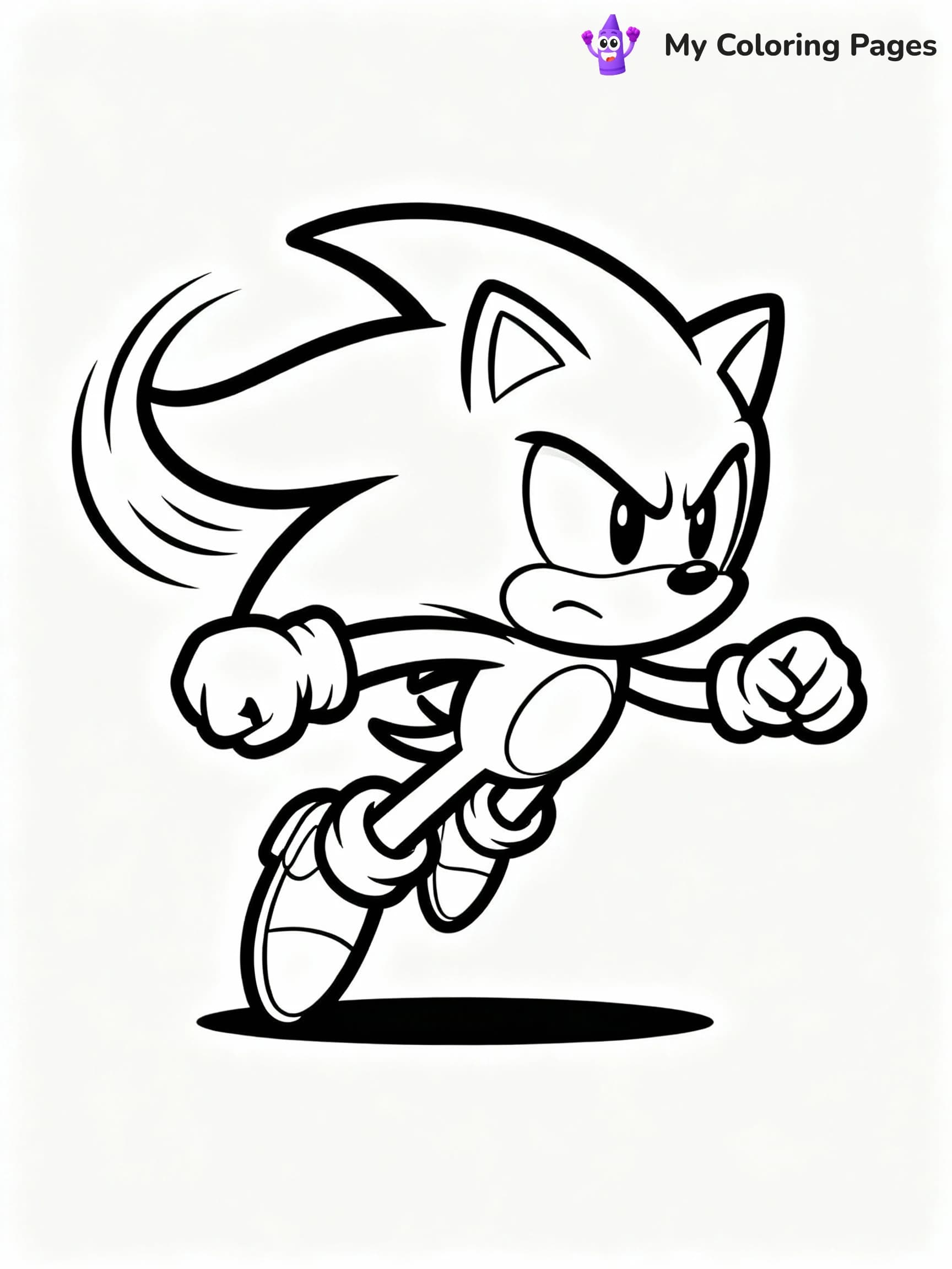 Sonic The Hedgehog Coloring Pages - 22