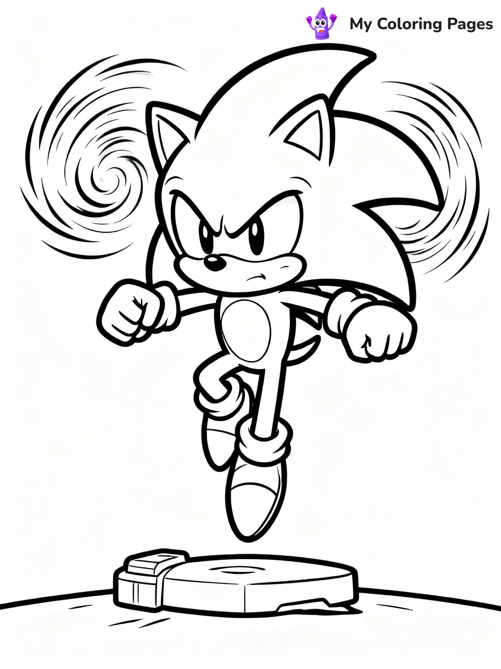 Sonic The Hedgehog Coloring Pages - 21