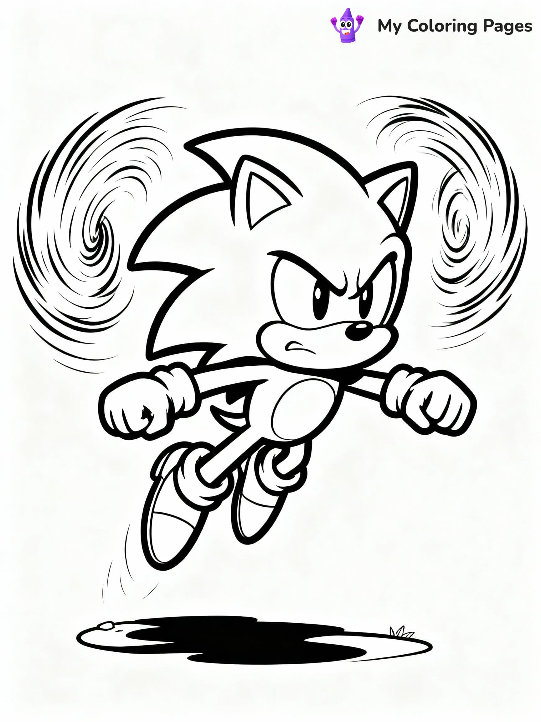 Sonic The Hedgehog Coloring Pages - 20