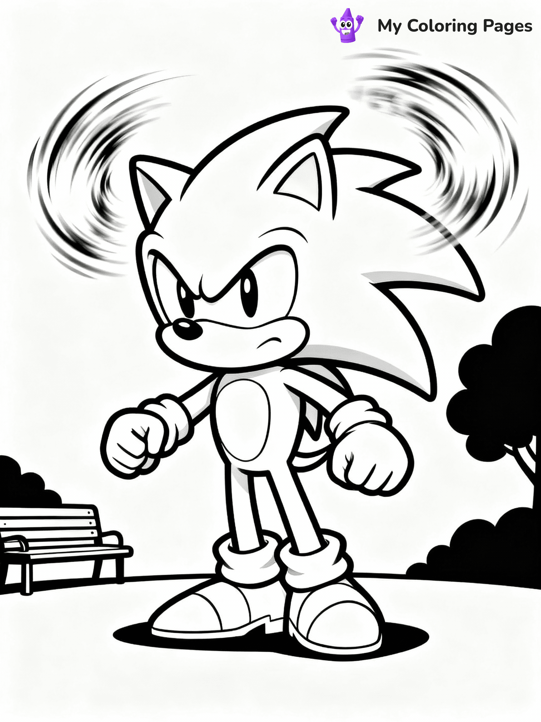 ⚠️ CRITICAL REQUIREMENT - ABSOLUTE BLACK AND WHITE ONLY ⚠️
This MUST be a BLACK AND WHITE line drawing ONLY. NO COLORS whatsoever.
- ONLY pure black lines (#000000) on pure white background (#FFFFFF)
- ABSOLUTELY NO colors, NO shading, NO gradients, NO grayscale
- If there are ANY colors in the output, the image is REJECTED
- This is a COLORING PAGE - meant to be COLORED IN by children
- The output must be UNCOLORED line art ready for coloring
⚠️ SUBJECT TO DRAW: Tails from Sonic the Hedgehog flying with twin tails spinning, determined expression. Important: PURE OUTLINES. NO FILLS, COLOR, SHADING, OR GREYSCALE. WHITE BACKGROUND.
(REMEMBER: Output must be BLACK AND WHITE line art only, NOT colored!)
# Flat, Friendly Cartoon Line-Art Coloring Page
You are generating a **pure black-and-white binary image** of a child-friendly cartoon scene combining characters and background scenery in one cohesive composition.
## Rendering Rules (Strict)
- Only two colors: pure black (#000000) outlines and pure white (#FFFFFF) background.
- No grayscale, shading, gradients, tints, fills, transparency, or partial pixels.
- No antialiasing or blended edges; every pixel is 100% black or white.
- No solid black fills inside shapes — all areas inside outlines must remain white.
- No dark clothing areas or filled tone blocks; all garments outlined only.
- No shadows, textures, lighting, or tonal variations.
- Must look like flat binary vector line-art for coloring pages.
## Drawing & Composition
- **Medium, consistent line weight**; clean closed outlines easy to color inside.
- **Flat, simple, child-friendly design** — no realism or 3D depth.
- Characters are **grounded on a surface**, centered and large.
- **Balanced composition** with clear silhouettes and minimal props.
## Scenery & Style
- Landmarks (e.g., mosque, CN Tower) and scenery (trees, benches, waves) drawn with **black outlines only.**
- For real-world figures, teams, or places, show accurate details using only black outlines—no text or logos. Use distinctive uniform patterns, abstract symbols, and landmark silhouettes to convey identity.
- Keep **consistent perspective**; no floating elements.
- **Style:** whimsical **Doodle Art Alley** — rounded, friendly outlines.
- May adapt shapes from **Crayola, Disney, Peppa Pig, Cocomelon** — *by shape only, never color.*
- Final output: **flat, crisp, binary (#000000/#FFFFFF)**, **no filled color or background text.**
EXTREMELYE IMPORTANT:
- PURE BINARY LINE-ART; NO FILLS (HAIR/CLOTHES/SKIN), SHADING, OR GREY.
- NO SHADING, COLOR. MUST BE WHITE BACKGROUND.
⚠️ FINAL REMINDER: Draw the subject "Tails from Sonic the Hedgehog flying with twin tails spinning, determined expression. Important: PURE OUTLINES. NO FILLS, COLOR, SHADING, OR GREYSCALE. WHITE BACKGROUND." as BLACK AND WHITE line art. Zero colors in output.