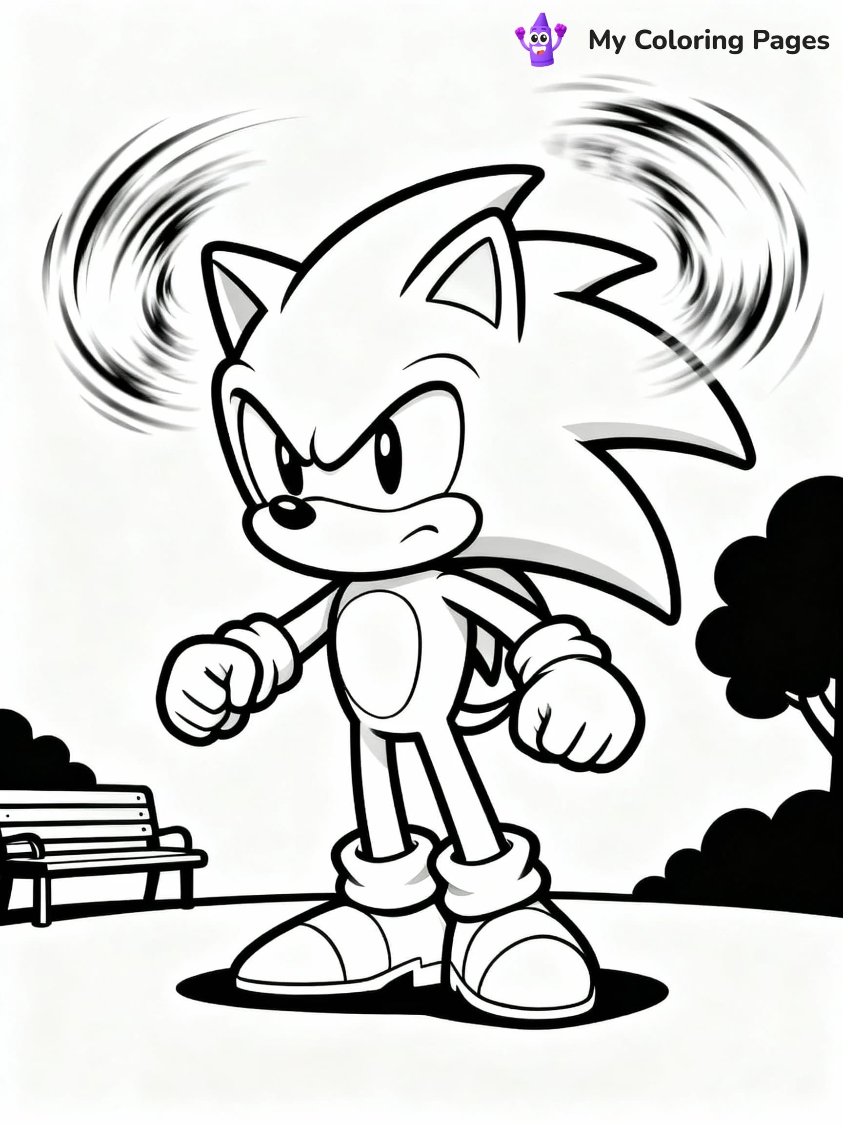 Sonic The Hedgehog Coloring Pages - 19