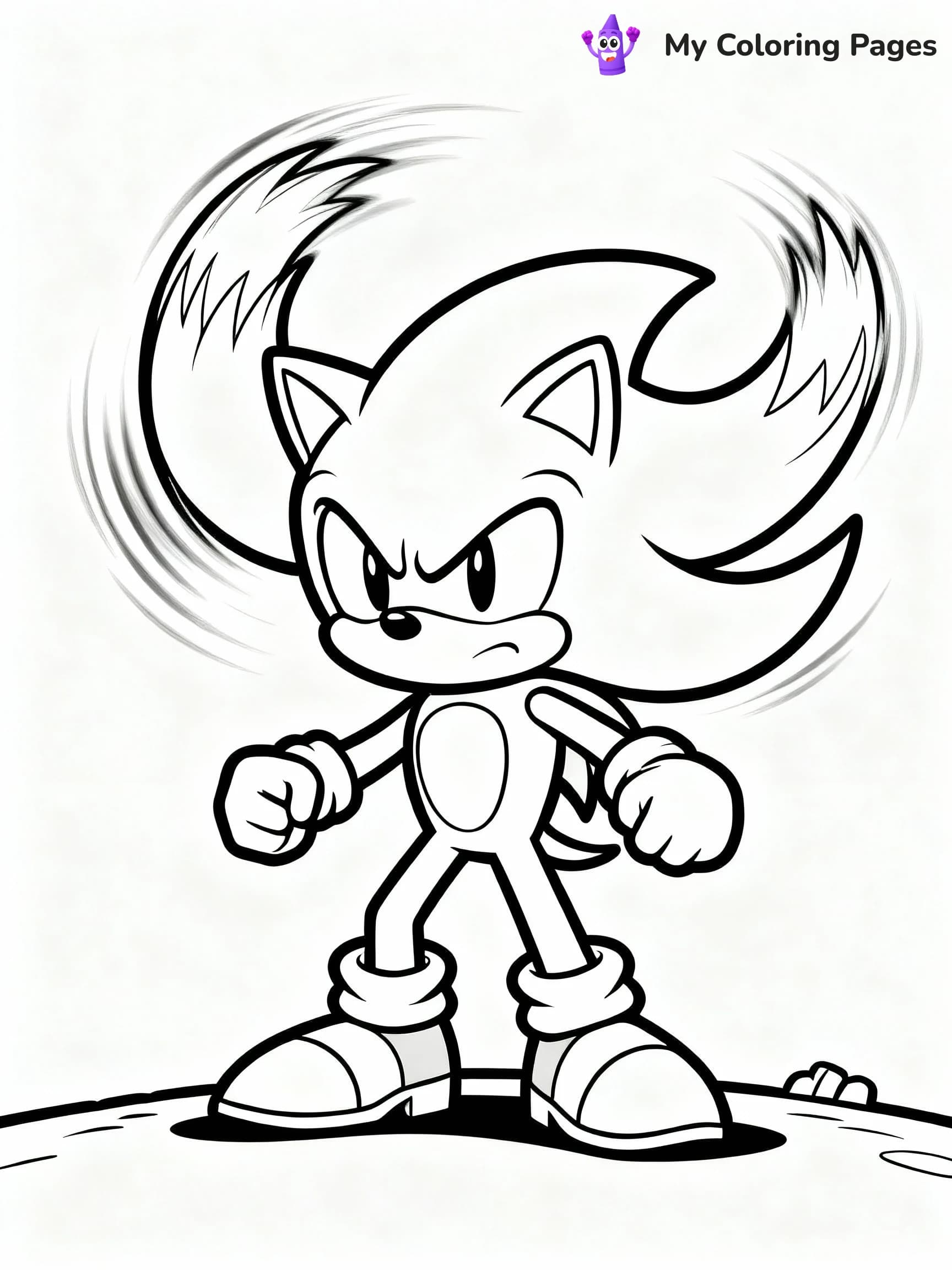 Sonic The Hedgehog Coloring Pages - 18