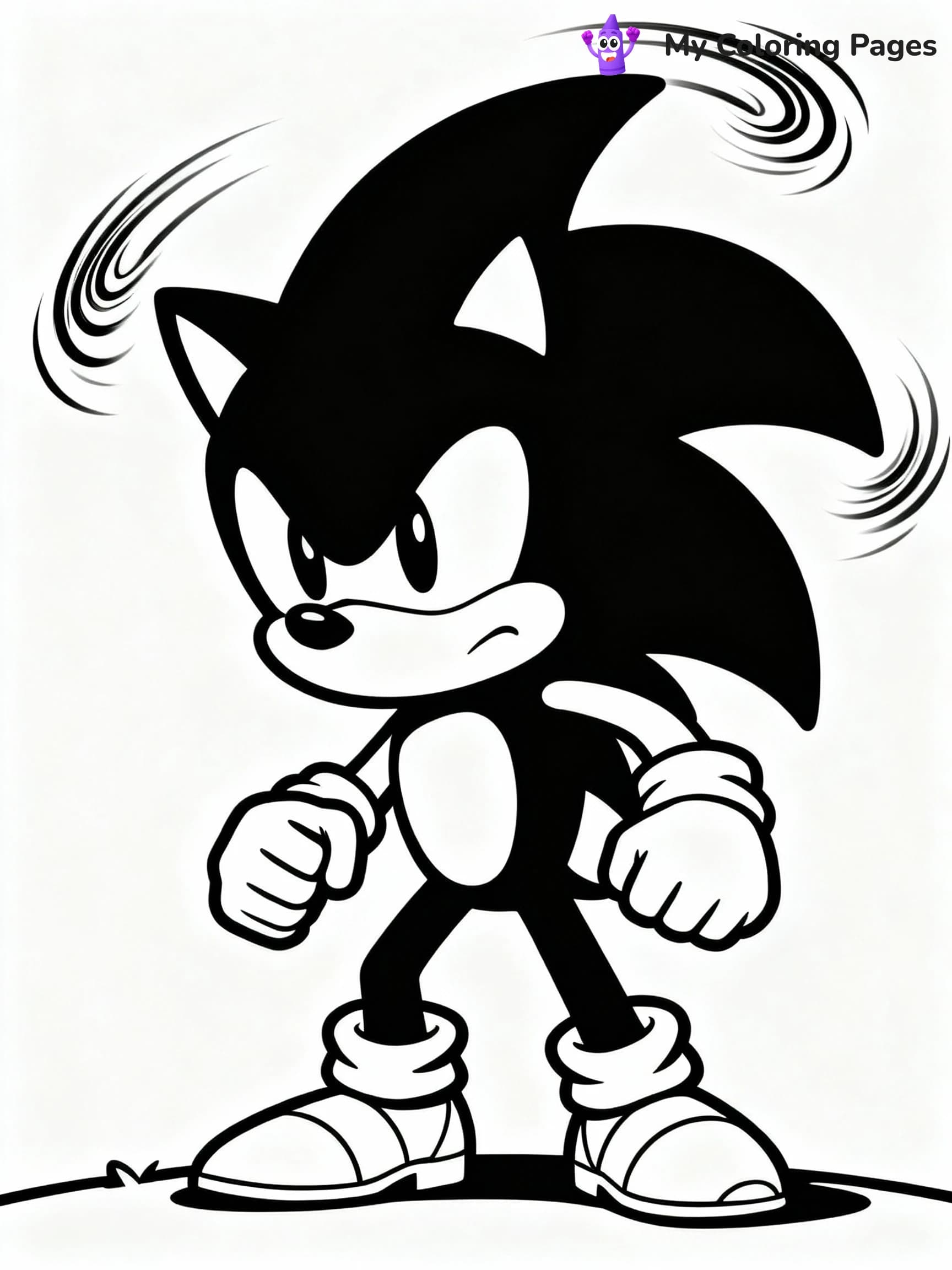 Sonic The Hedgehog Coloring Pages - 17