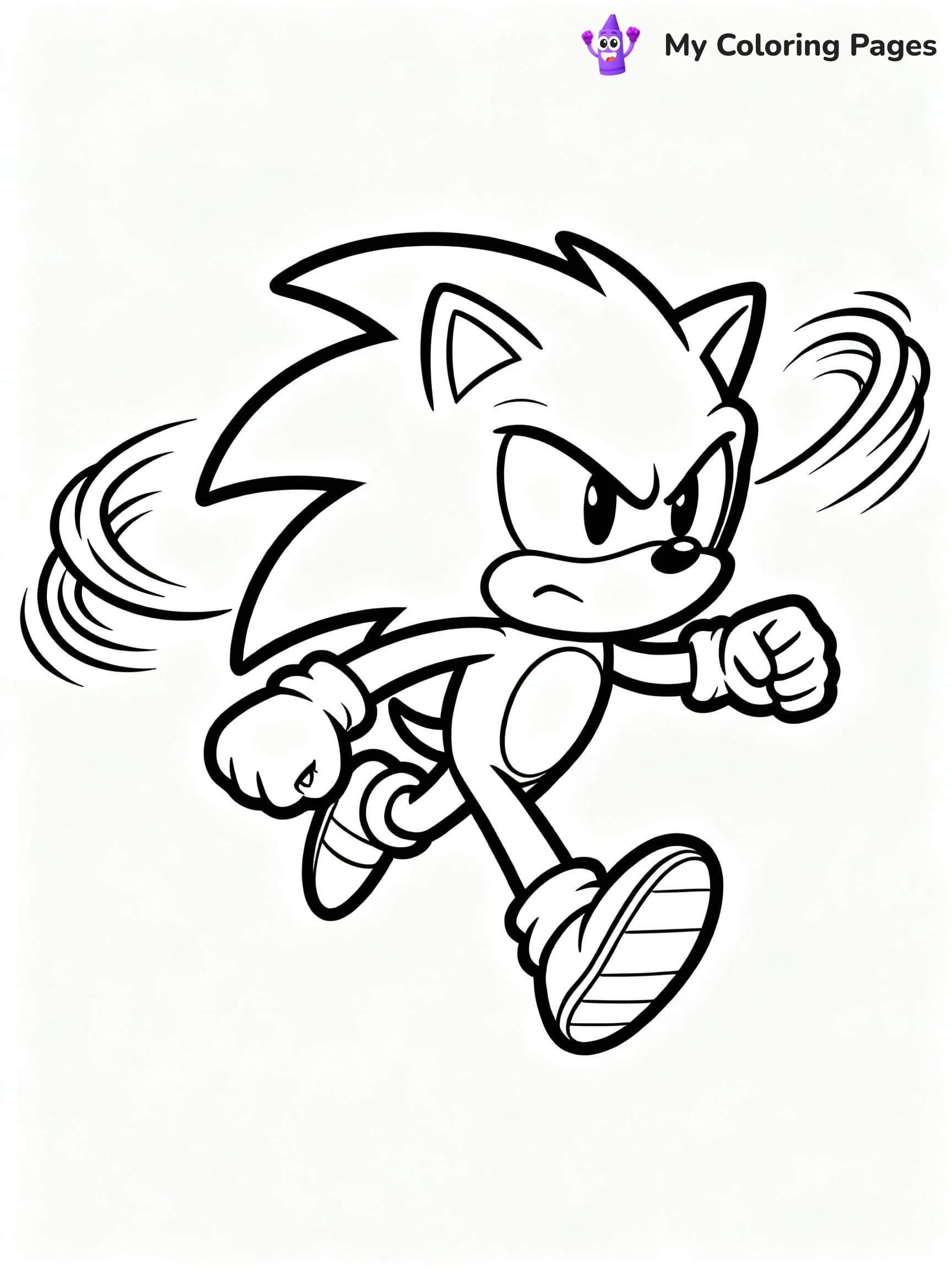 Sonic The Hedgehog Coloring Pages - 16