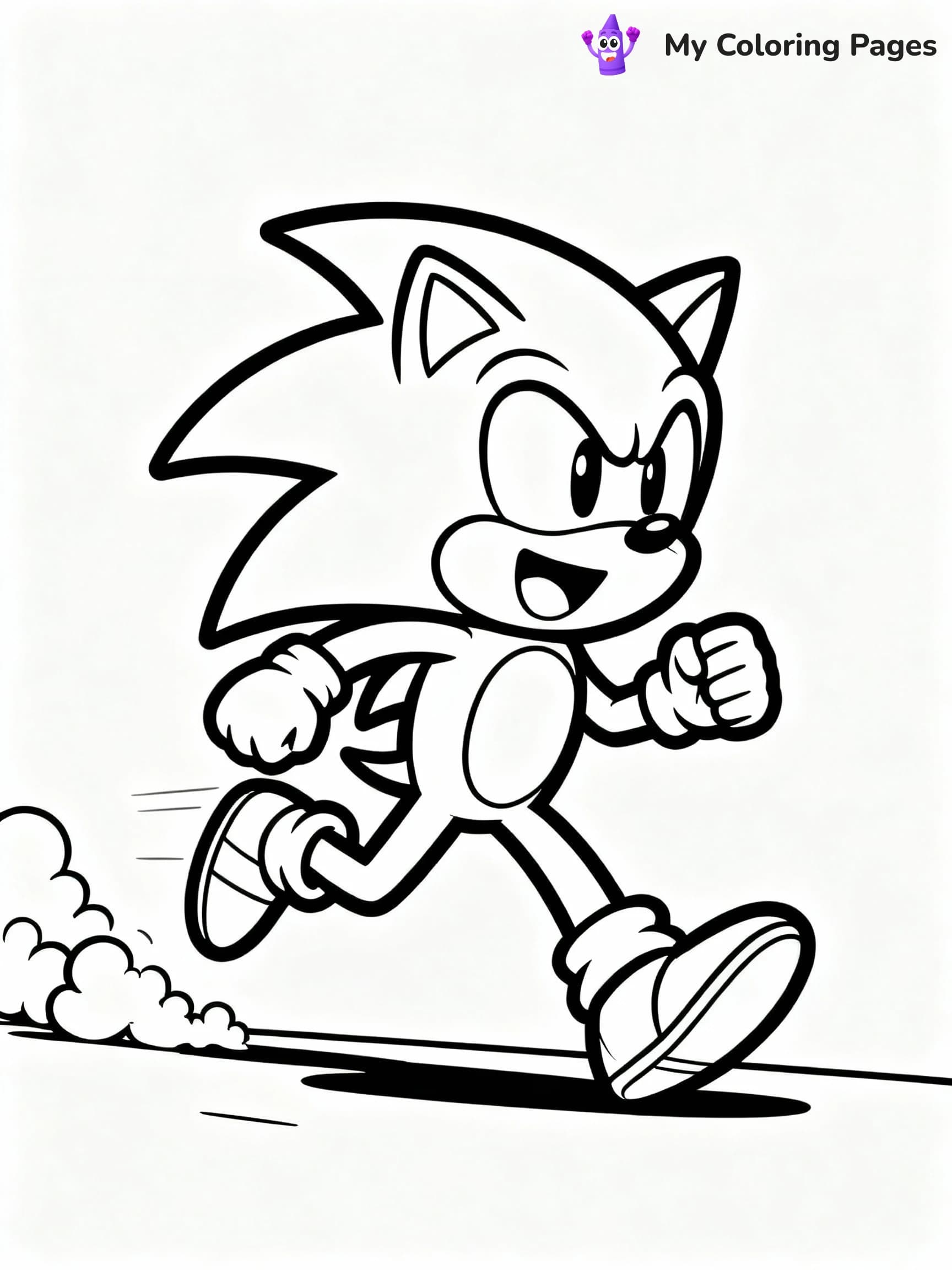 Sonic The Hedgehog Coloring Pages - 9