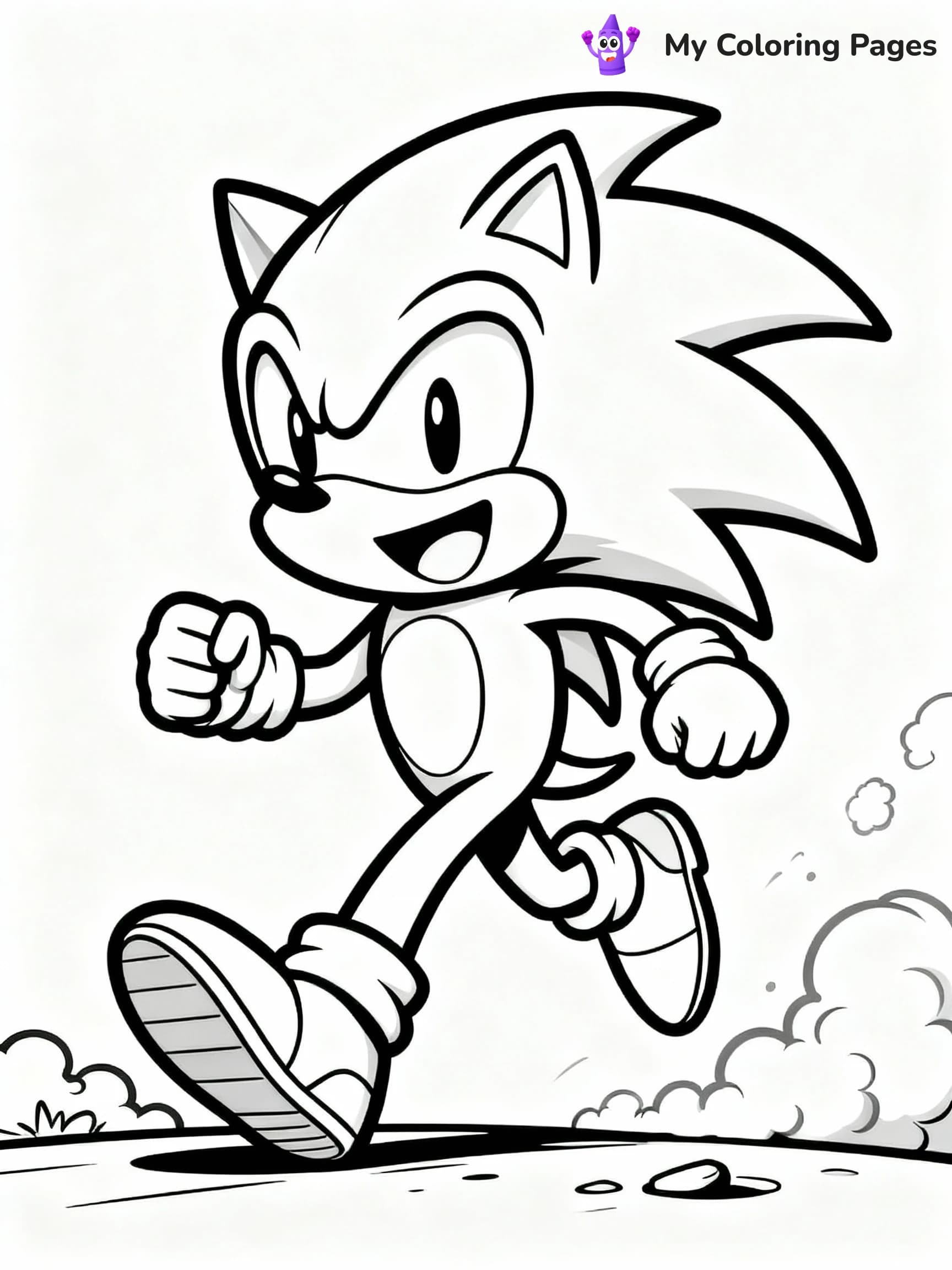 Sonic The Hedgehog Coloring Pages - 2