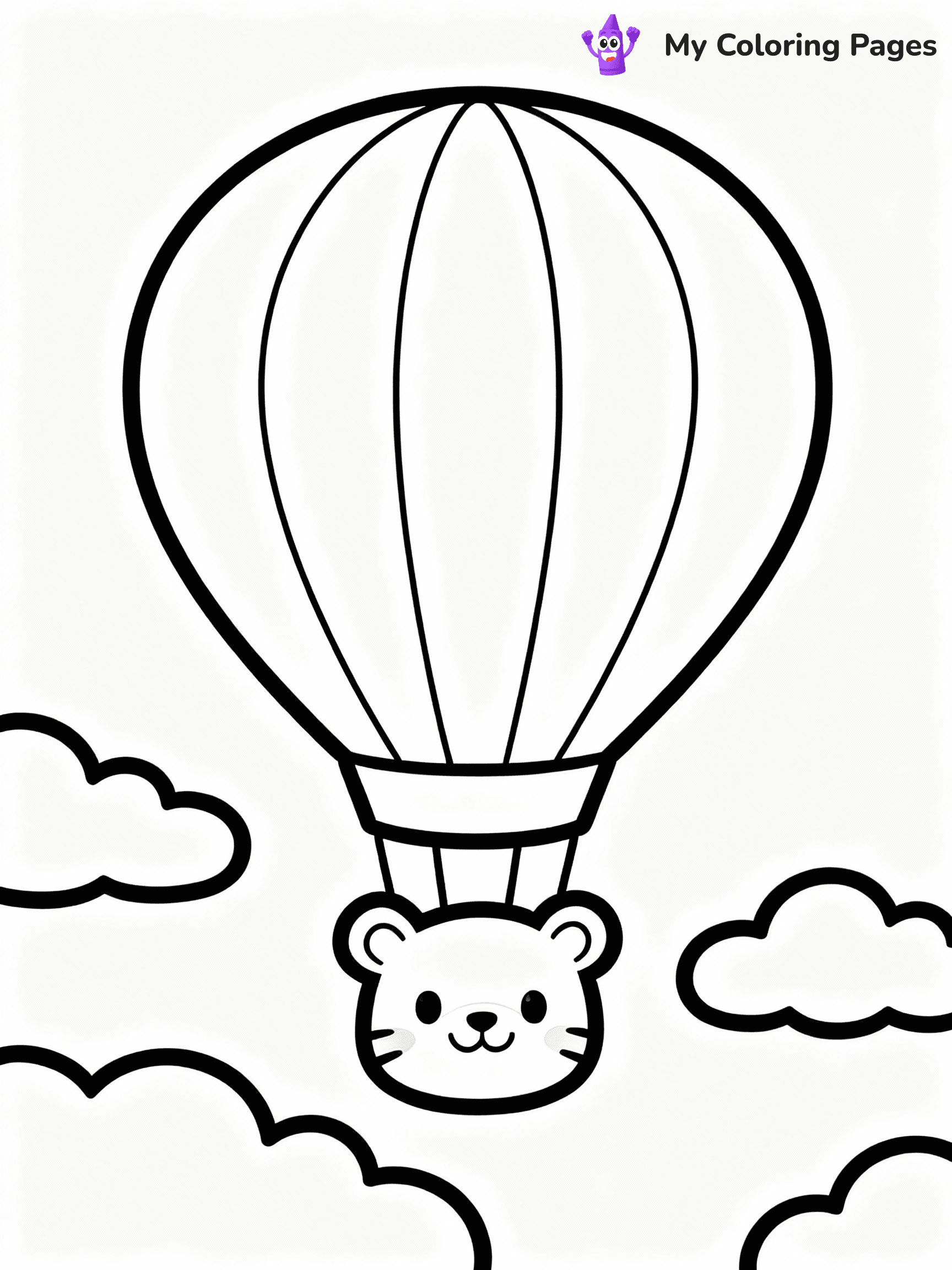 Hot Air Balloon Coloring Pages - 32