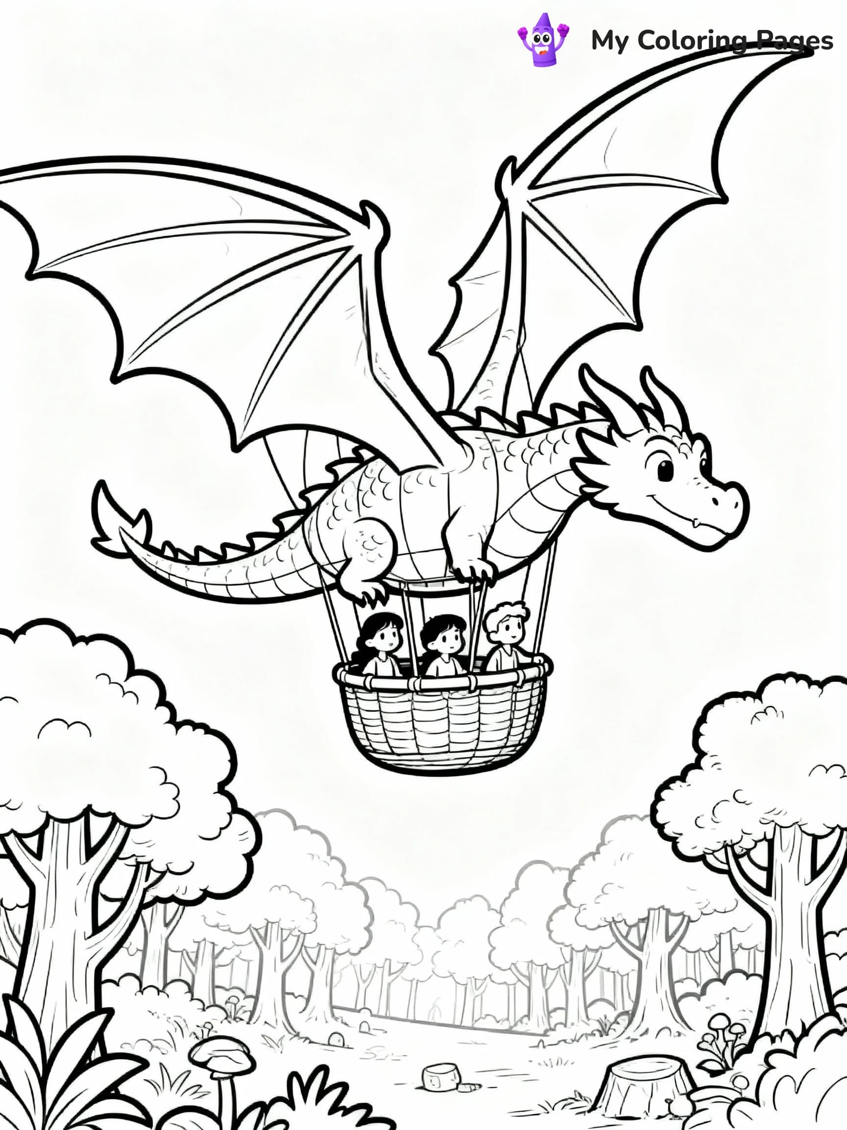 Hot Air Balloon Coloring Pages - 2
