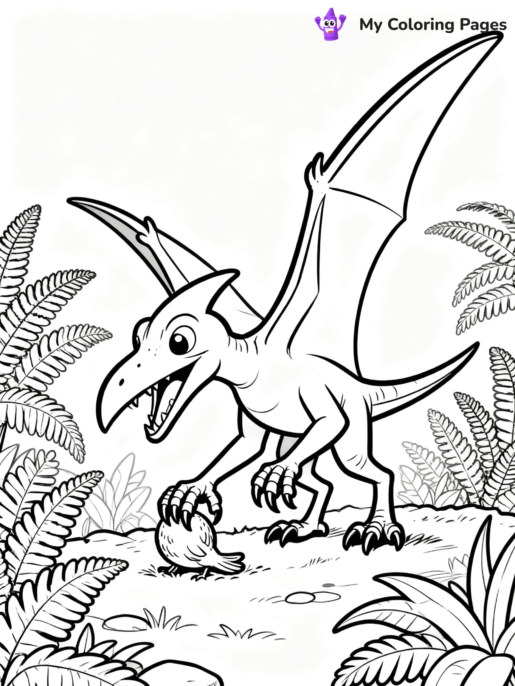 Pterodactyl Coloring Pages - 23