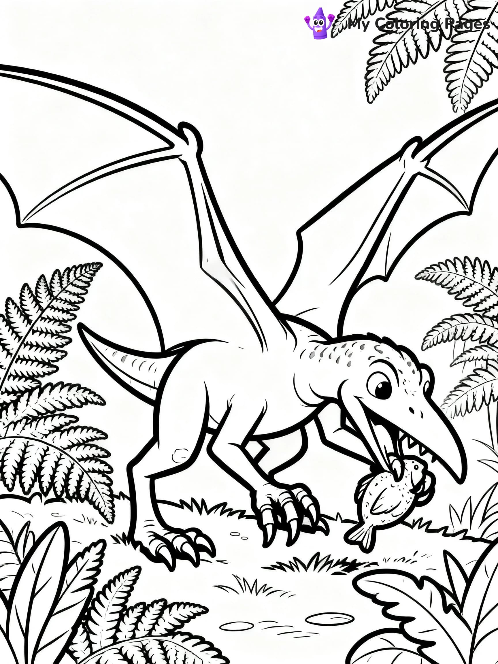 Pterodactyl Coloring Pages - 22
