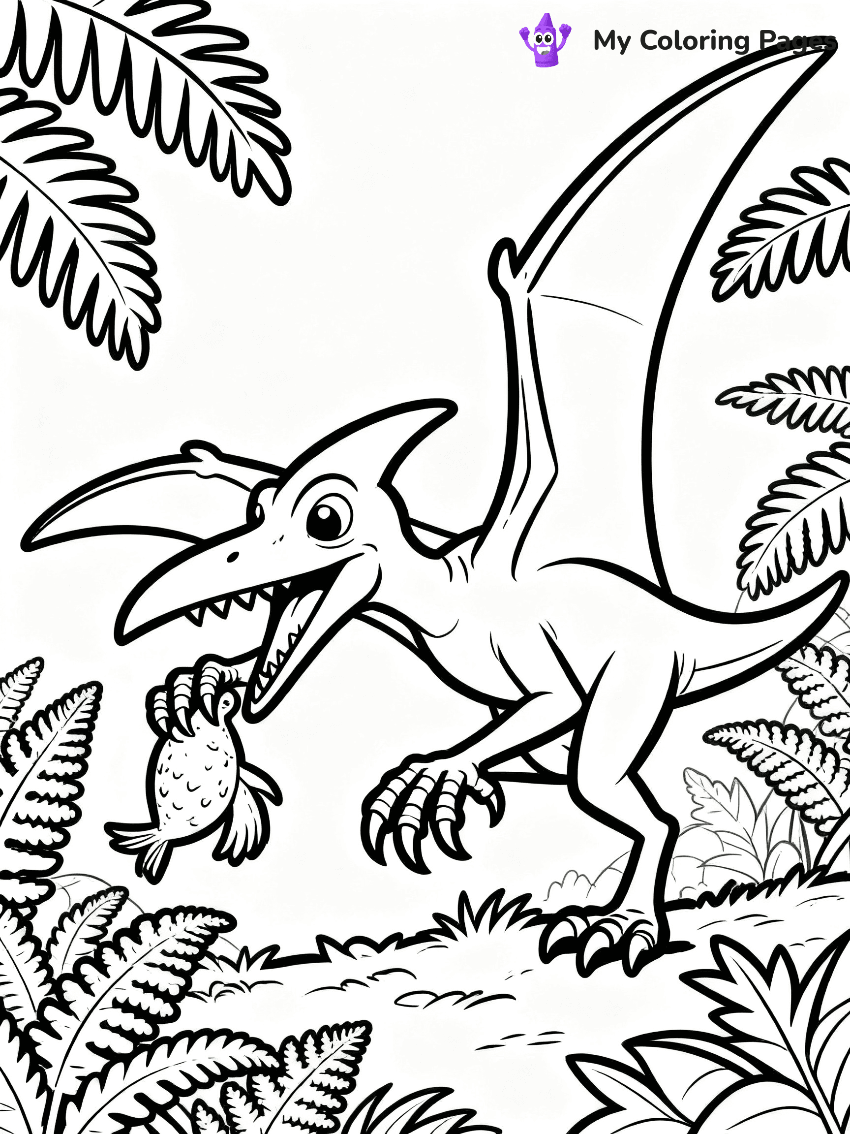 Pterodactyl Coloring Pages - 21