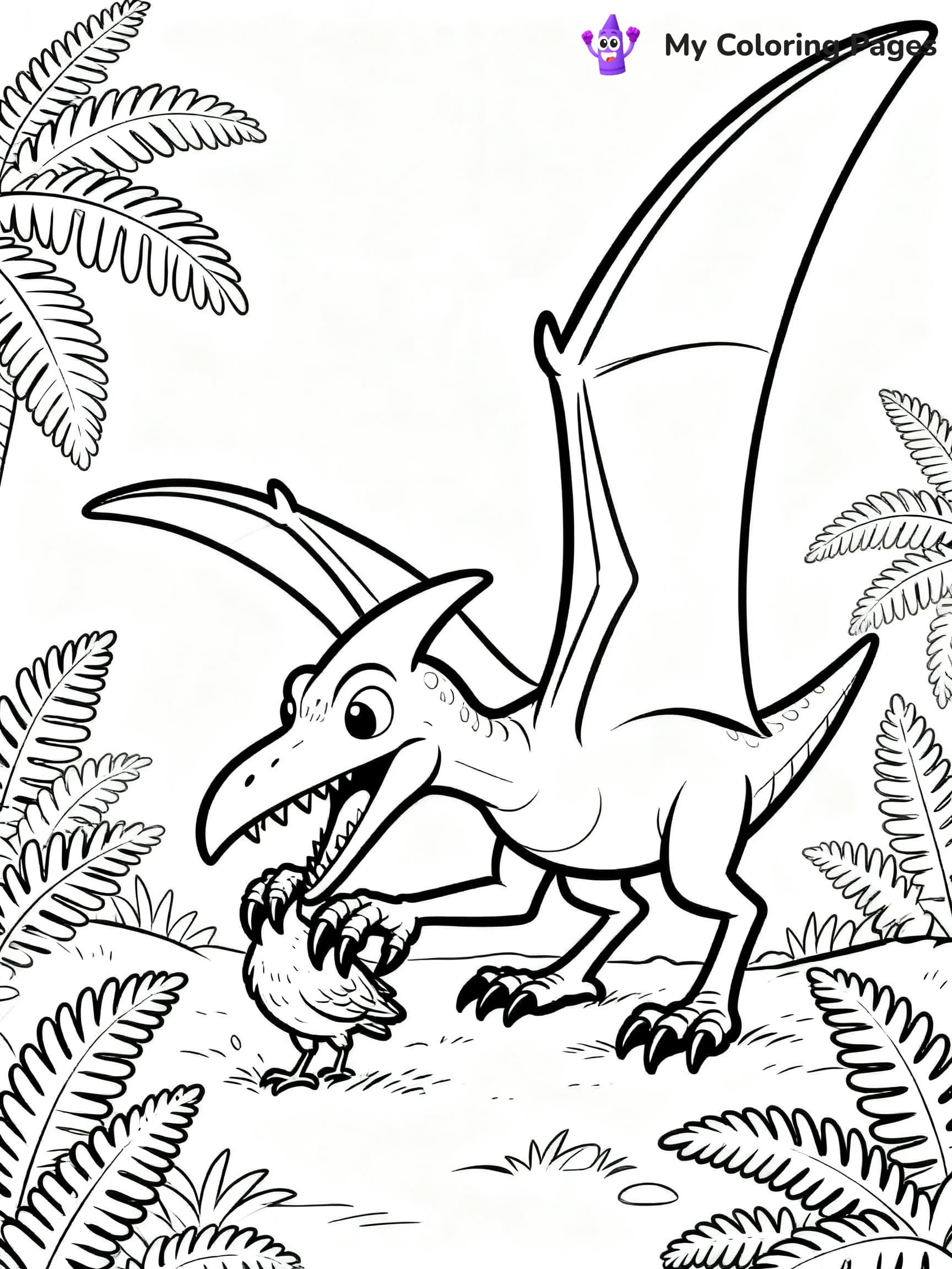 Pterodactyl Coloring Pages - 20