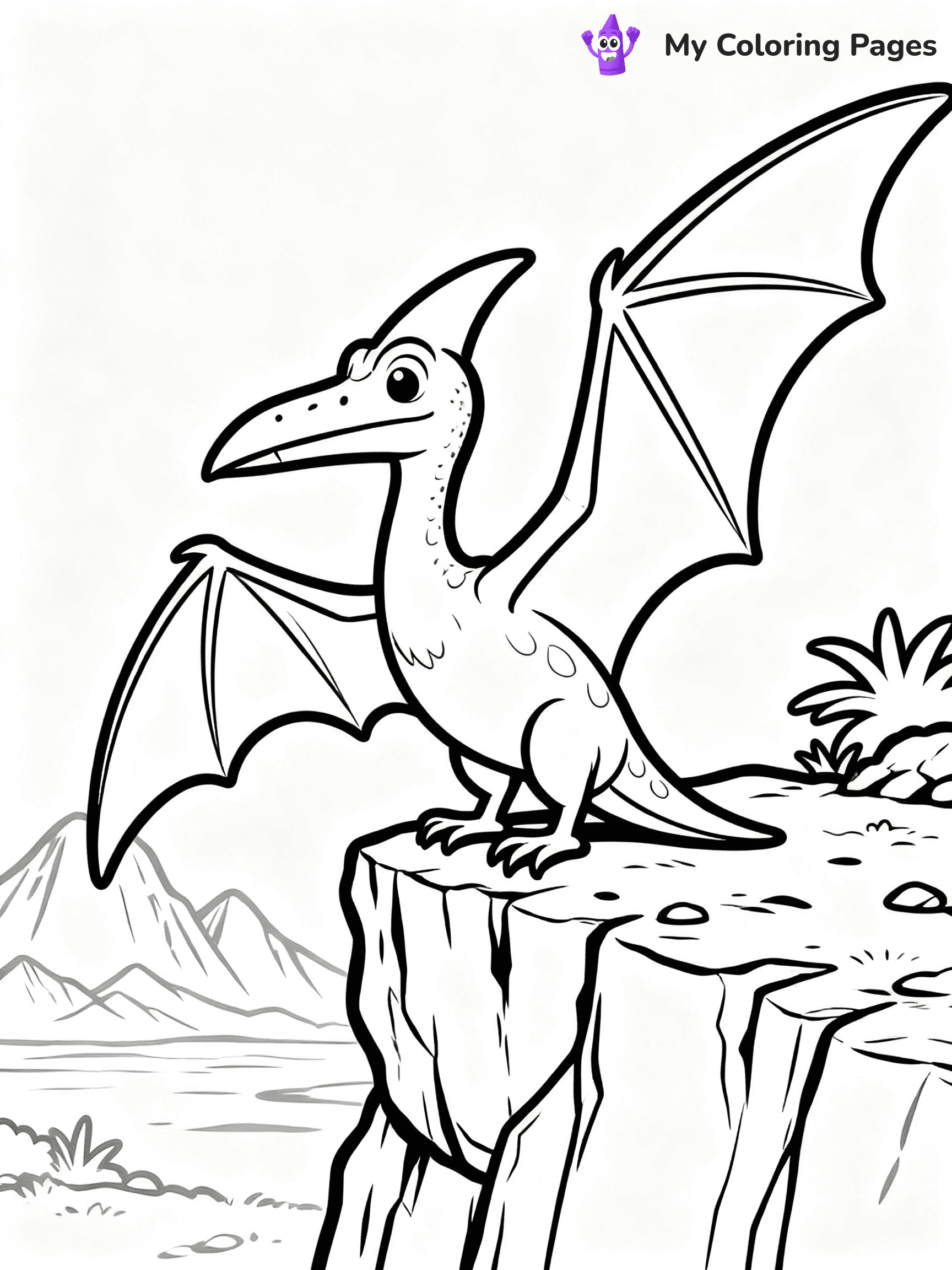 Pterodactyl Coloring Pages - 4