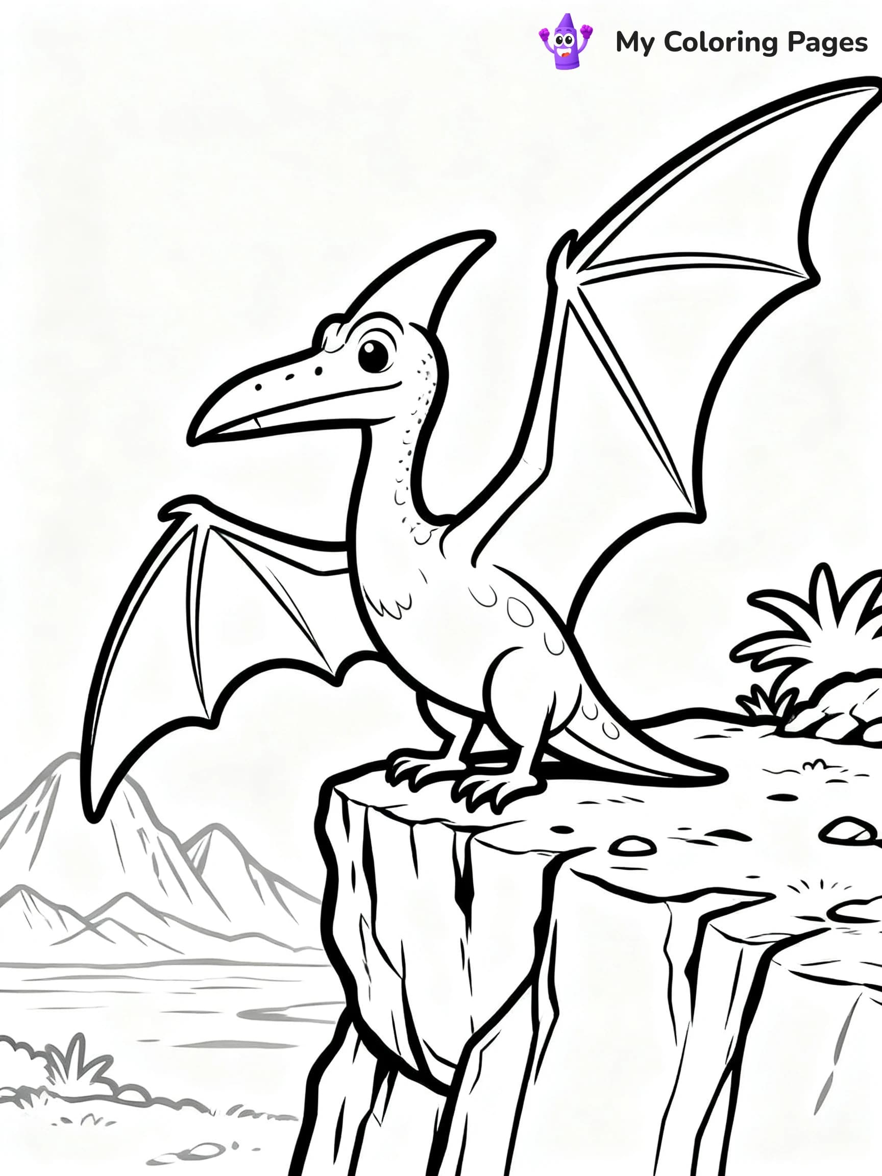 Pterodactyl Coloring Pages - 4