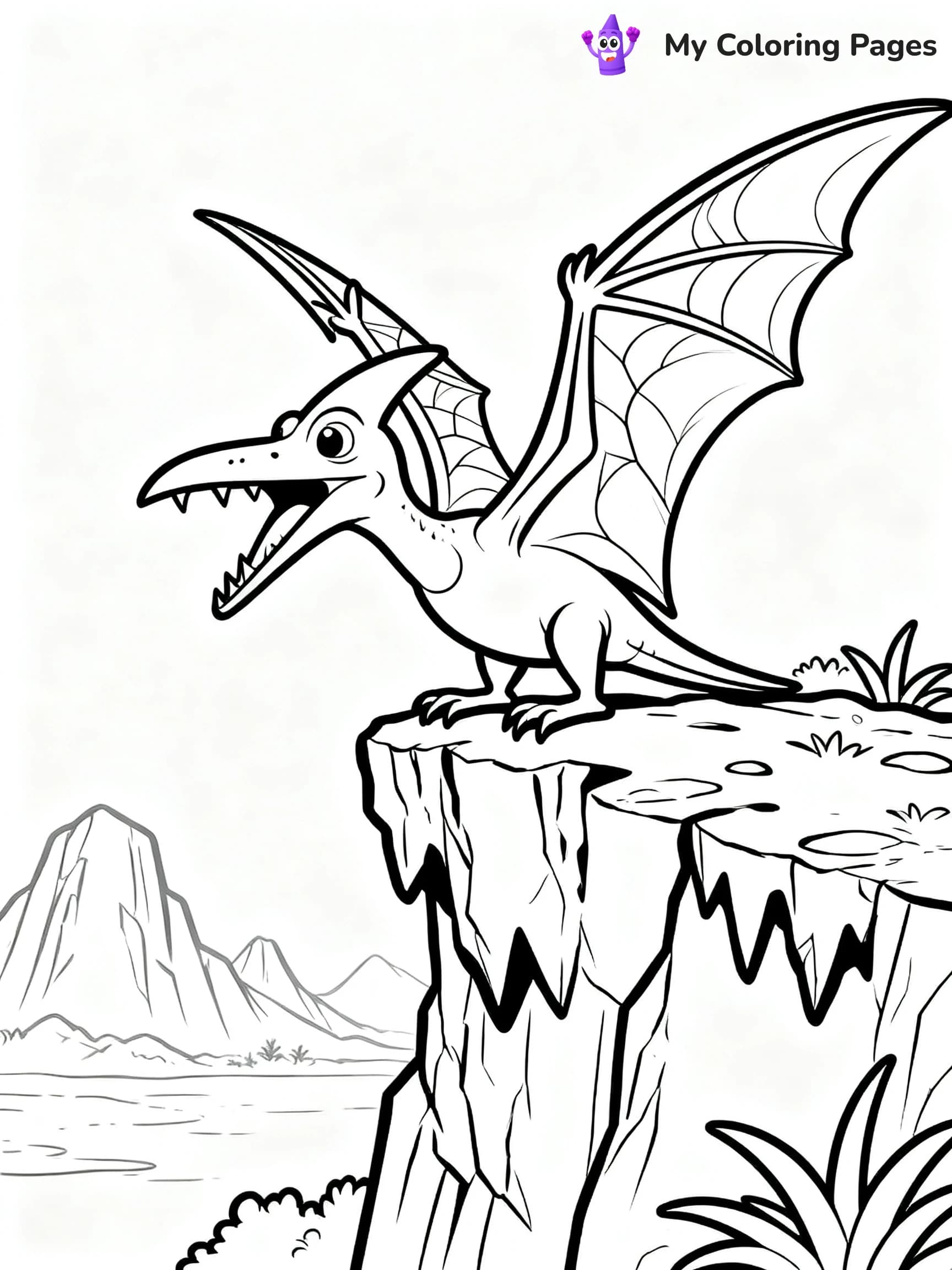 Pterodactyl Coloring Pages - 3