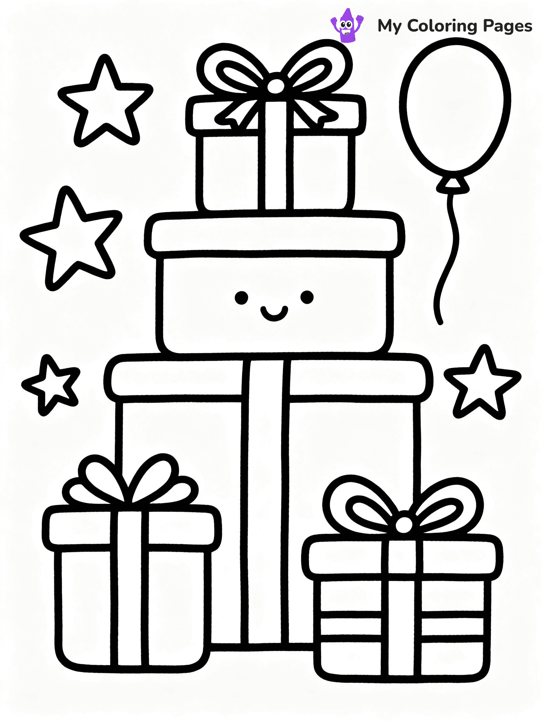⚠️ CRITICAL REQUIREMENT - ABSOLUTE BLACK AND WHITE ONLY ⚠️
This MUST be a BLACK AND WHITE line drawing ONLY. NO COLORS whatsoever.
- ONLY pure black lines (#000000) on pure white background (#FFFFFF)
- ABSOLUTELY NO colors, NO shading, NO gradients, NO grayscale
- If there are ANY colors in the output, the image is REJECTED
- This is a COLORING PAGE - meant to be COLORED IN by children
- The output must be UNCOLORED line art ready for coloring
⚠️ SUBJECT TO DRAW: Fun presents stacked high, ribbons and bows, festive decorations, outline style
(REMEMBER: Output must be BLACK AND WHITE line art only, NOT colored!)
# COLORING PAGE: BLACK OUTLINES ONLY - WHITE BACKGROUND MANDATORY
Create a **coloring book page** using EXACTLY two values: black lines, white space.
## NON-NEGOTIABLE BINARY RULES
- **ONLY #000000 (black) and #FFFFFF (white)** - NO other values exist
- **EVERY PIXEL = BLACK OR WHITE** - no gray/shading/antialiasing
- **WHITE BACKGROUND MANDATORY** - entire canvas stays white
- **ALL SHAPES HOLLOW** - everything is empty outlines waiting to be colored
- **FORBIDDEN:** fills, shading, gradients, patterns, textures, colors
- **NO SOLID REGIONS** - if it's not a thin line, it's wrong
## Universal Line Standards
- Black outlines ONLY - thin, uniform weight
- Every shape completely empty inside
- Closed contours suitable for coloring
- Simple flat illustration - zero depth/3D/realism
- **Style:** Whimsical Doodle Art Alley - rounded, friendly outlines (unless specified)
## Everything = Outline Only
- Characters/animals: hollow shapes
- Objects/clothing: empty contours
- Backgrounds/scenery: line work only
- Natural elements: outlined forms
- Dark/night areas: don't exist (use outlined symbols)
- Textures/patterns: convert to simple lines
## The Test
Can a child color EVERY white space with crayons? If any area is pre-filled/shaded/gray or colored in, it FAILS. Every shape must be waiting to receive color.
**FINAL OUTPUT**: Binary coloring page. Black lines define shapes. White spaces ready for coloring. Nothing else exists. No exceptions. Print-ready.
⚠️ FINAL REMINDER: Draw the subject "Fun presents stacked high, ribbons and bows, festive decorations, outline style" as BLACK AND WHITE line art. Zero colors in output.