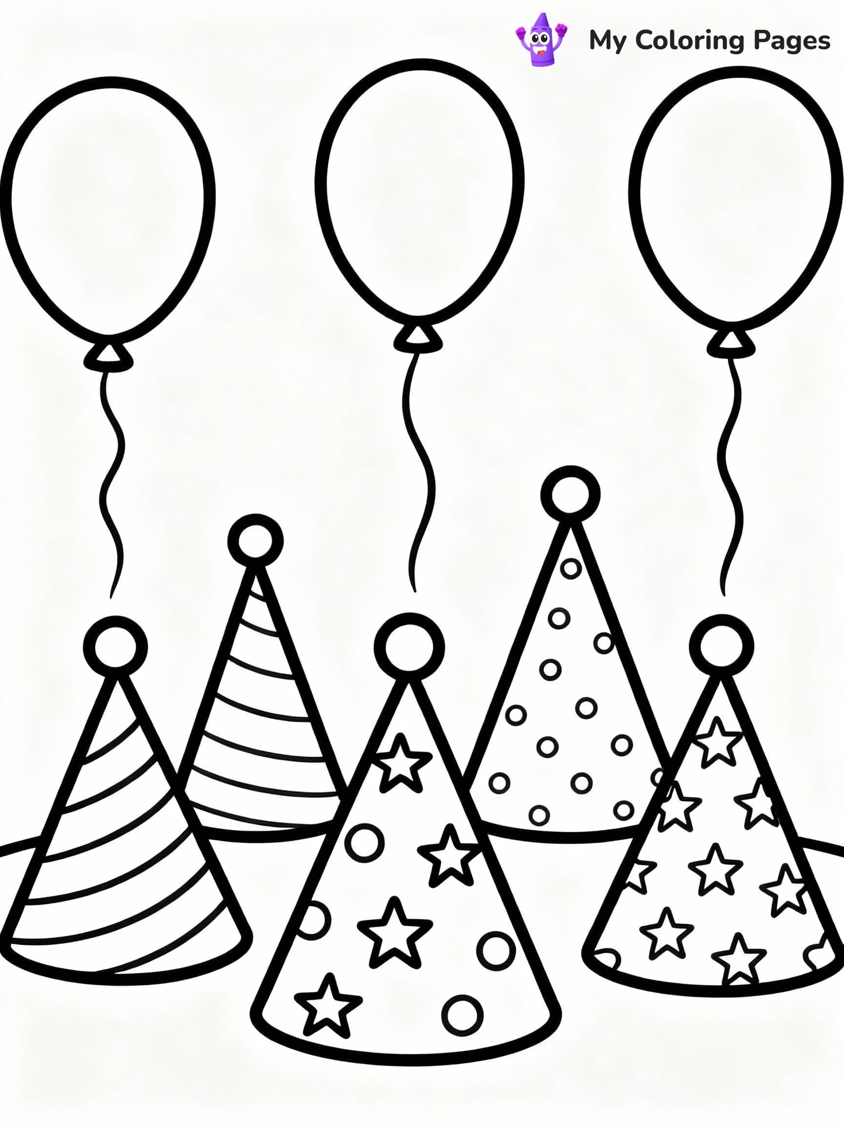 Happy Birthday Coloring Pages - 18
