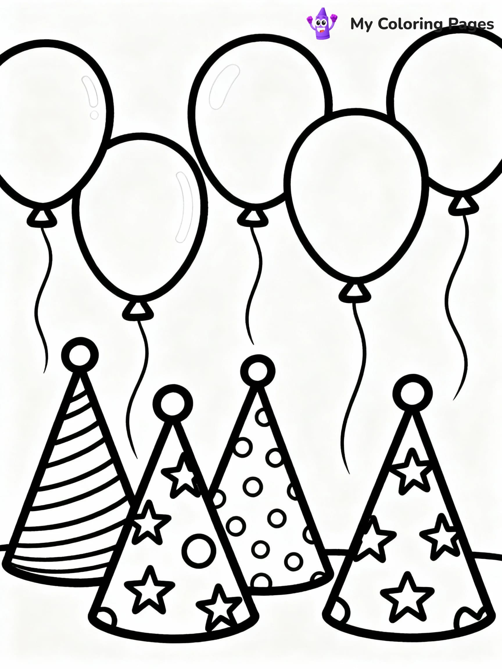 Happy Birthday Coloring Pages - 16
