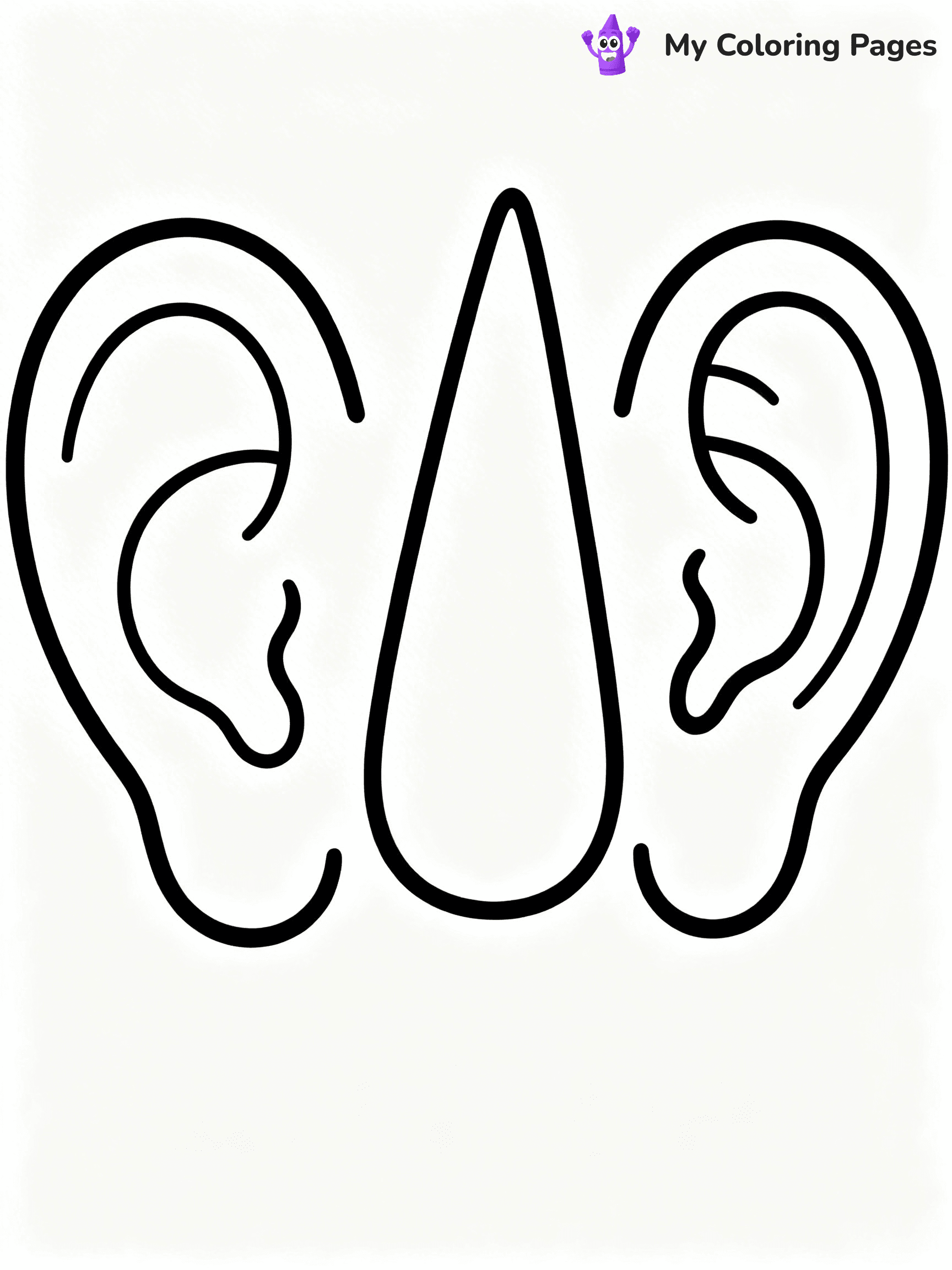 Ear Coloring Pages - 27