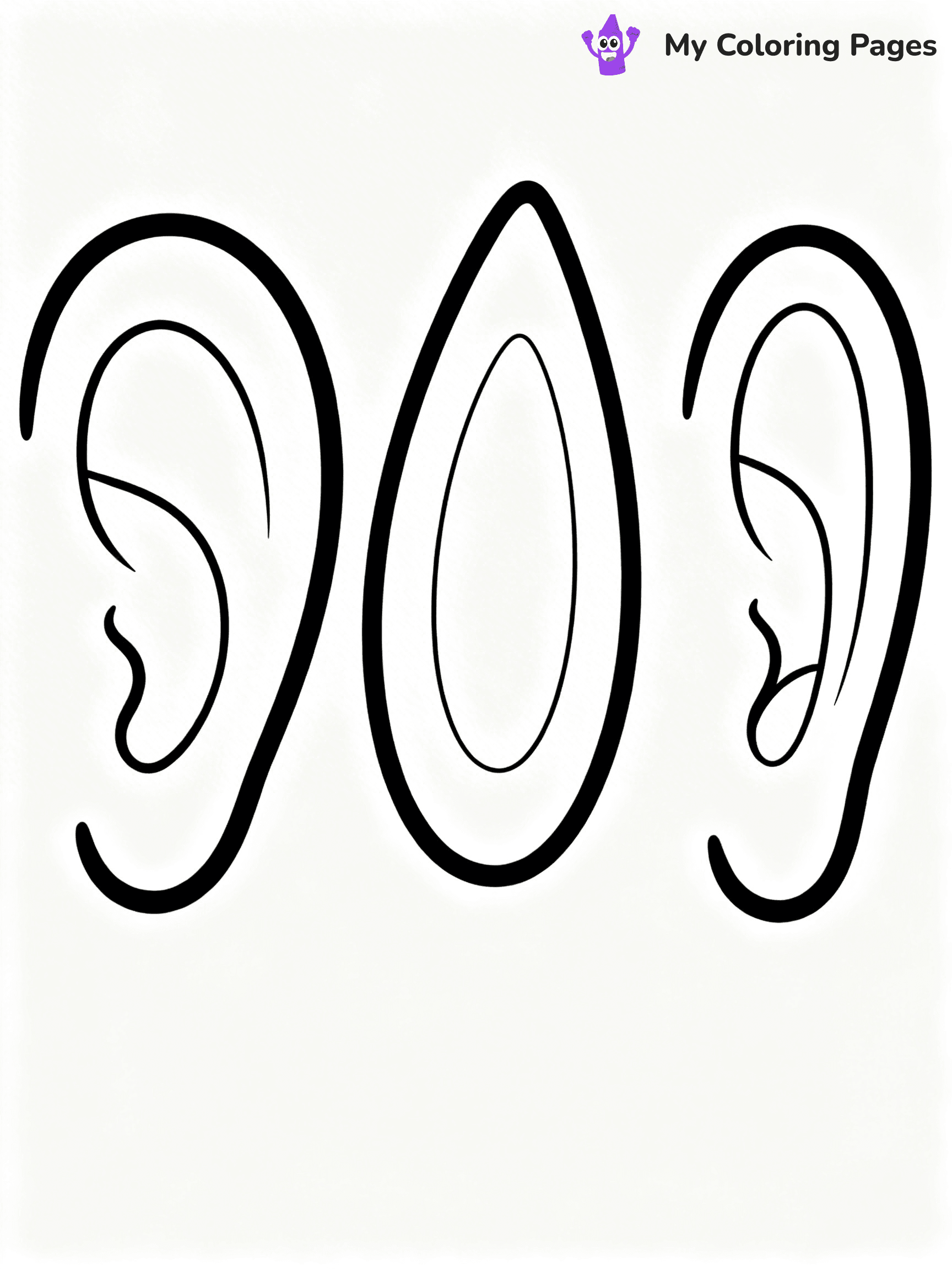 Ear Coloring Pages - 26