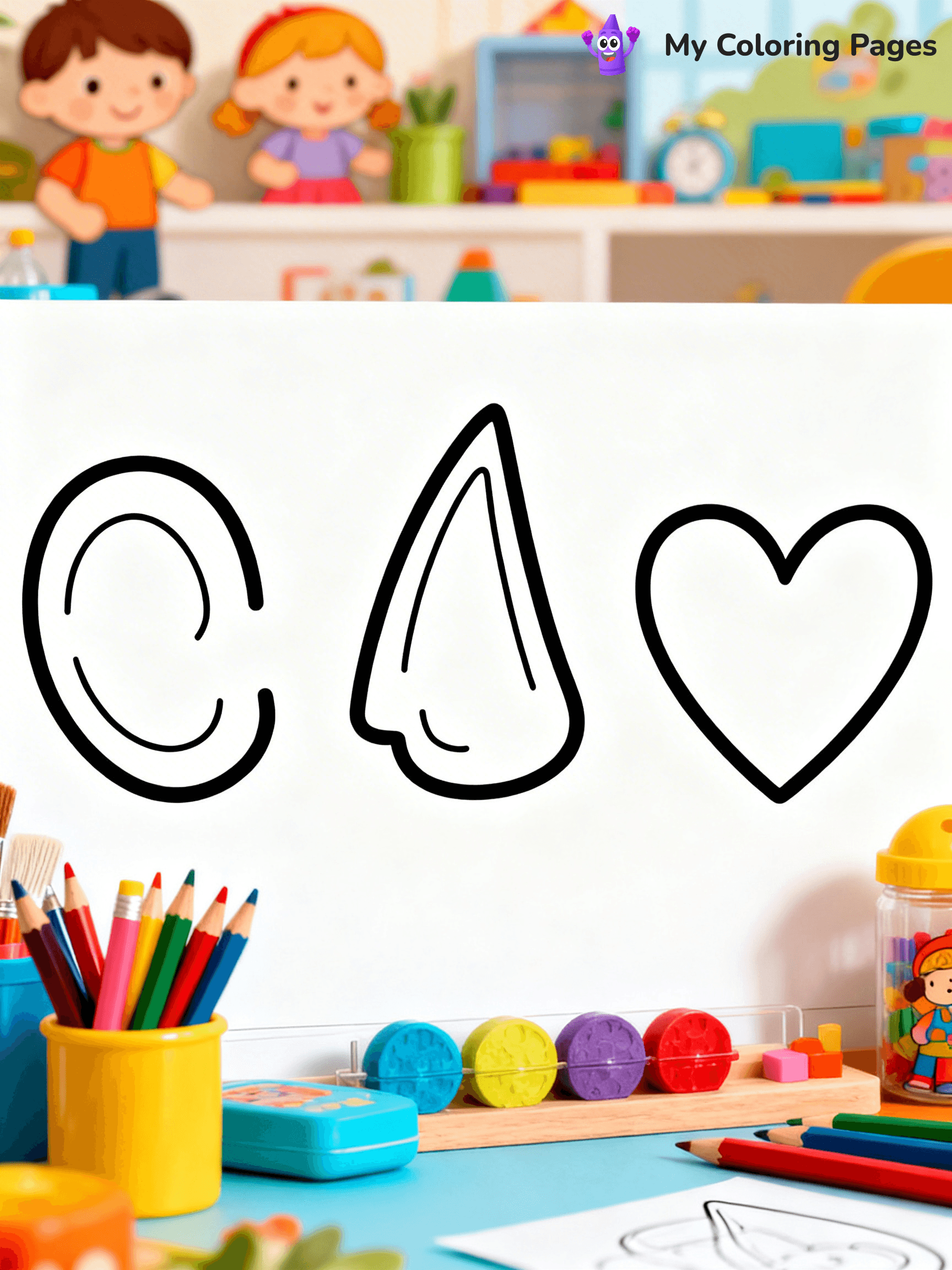 Ear Coloring Pages - 23