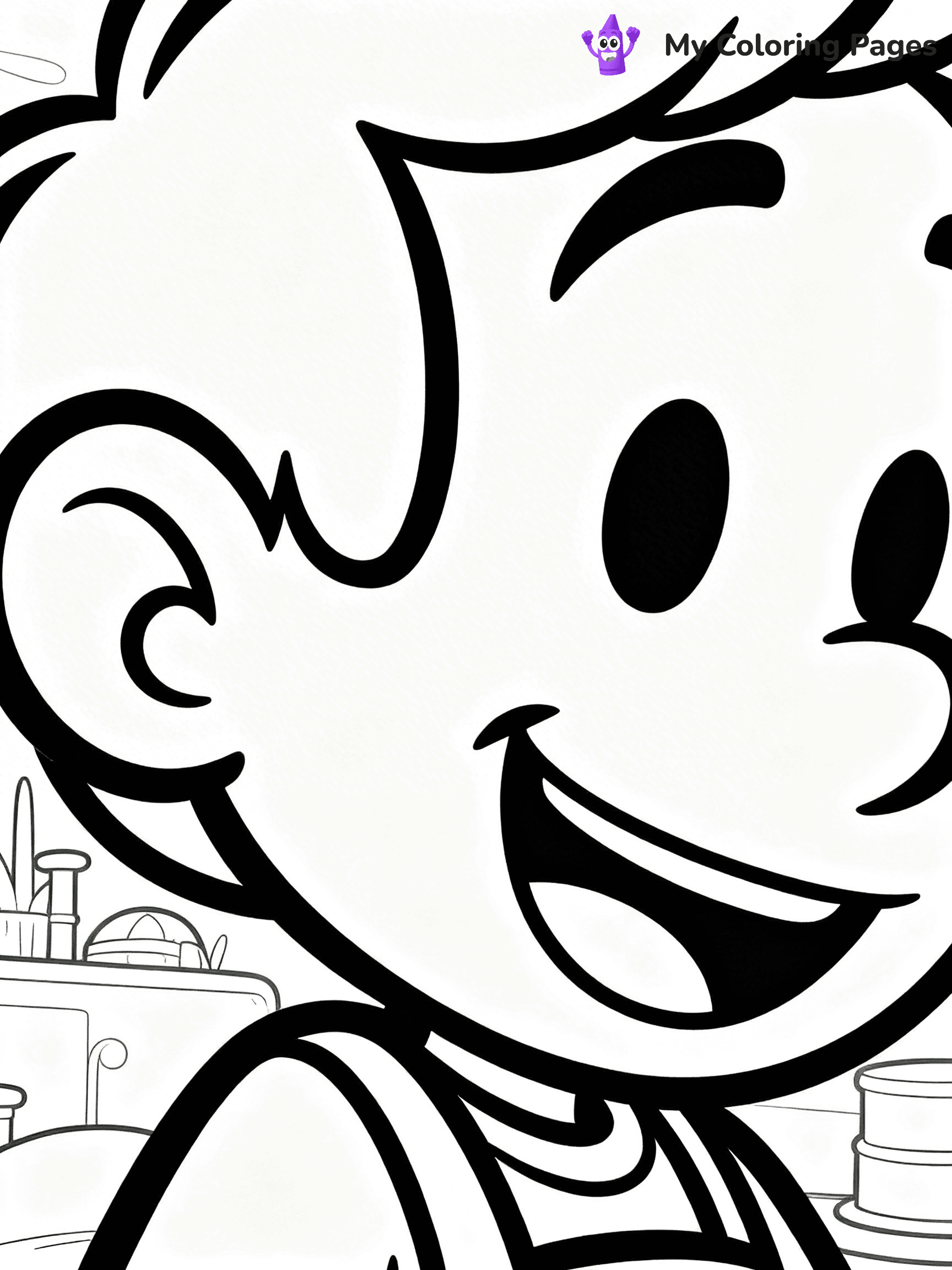 Ear Coloring Pages - 7