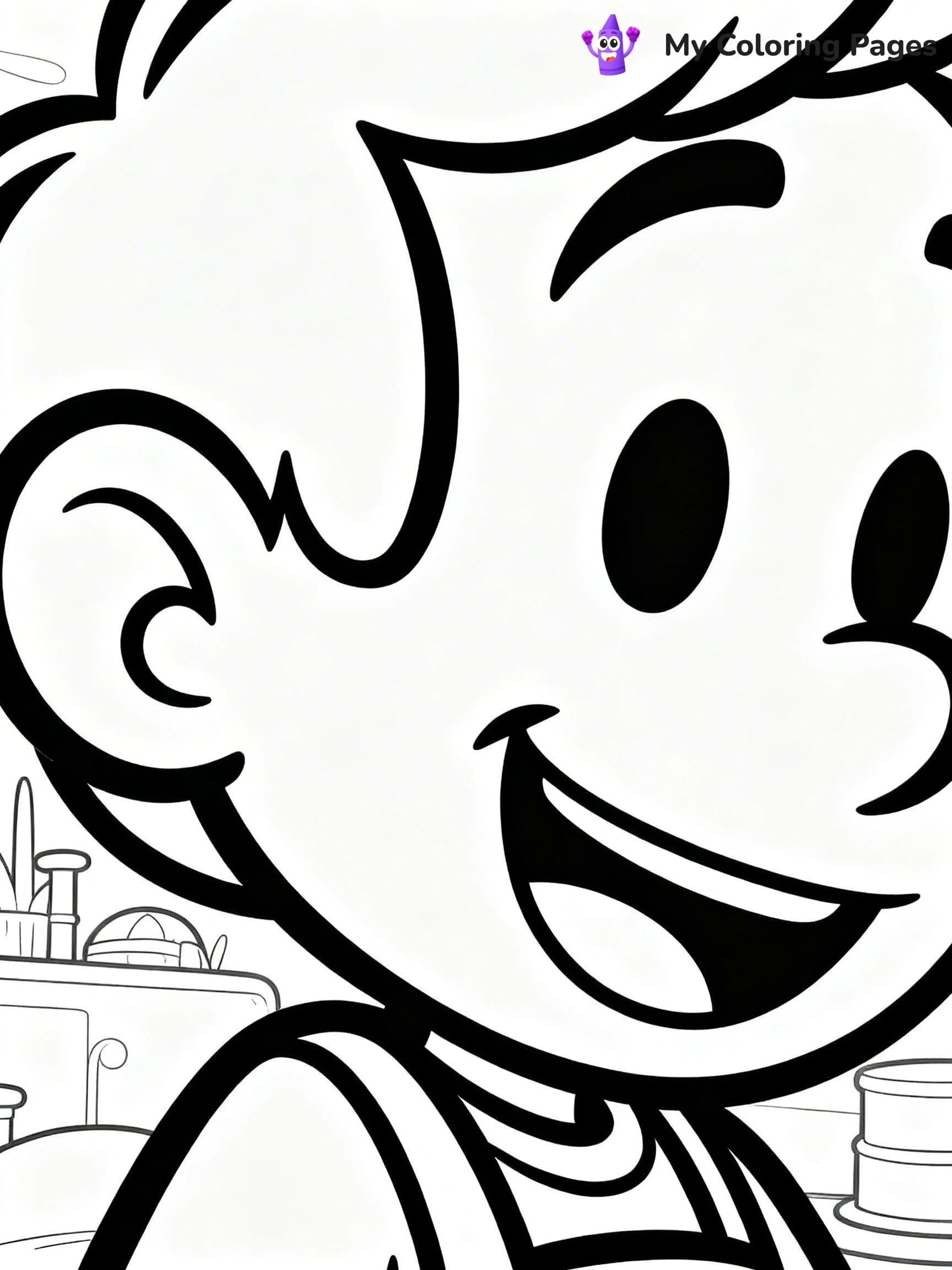 Ear Coloring Pages - 7