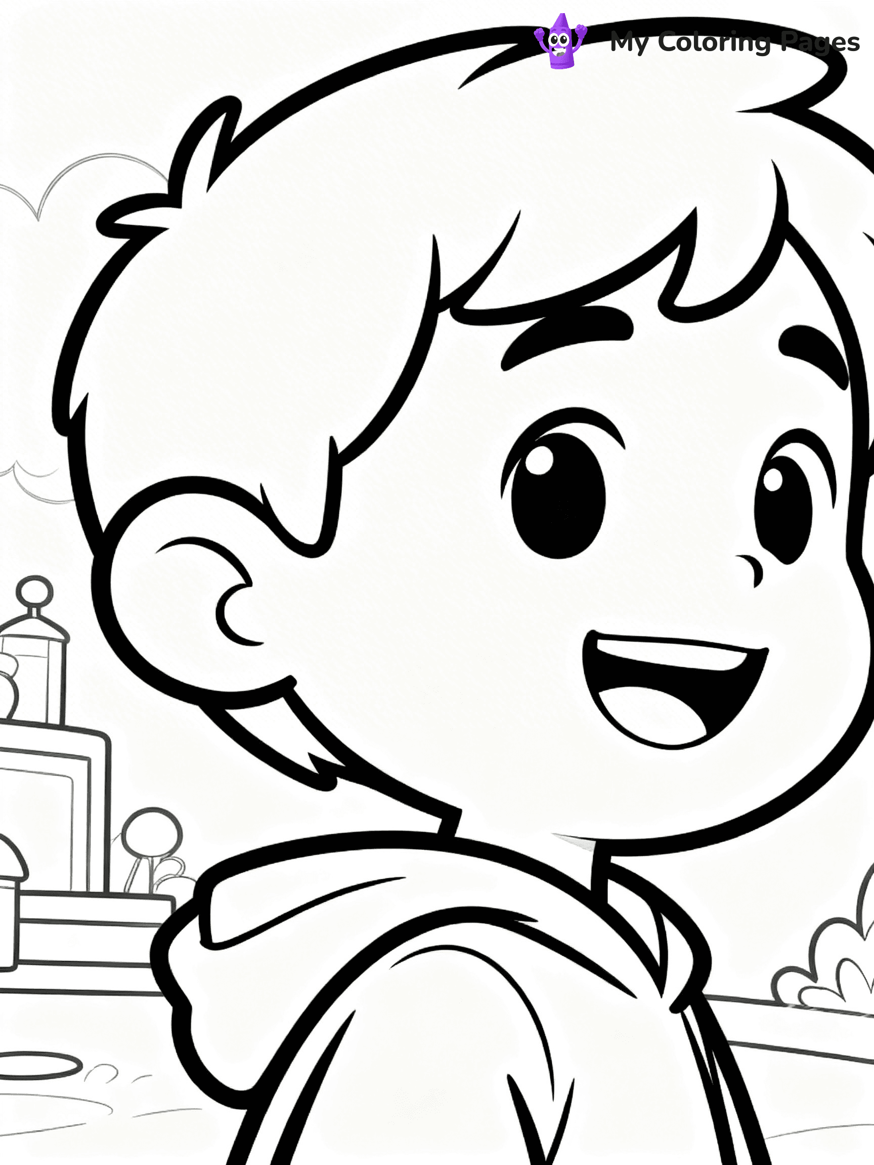 Ear Coloring Pages - 6