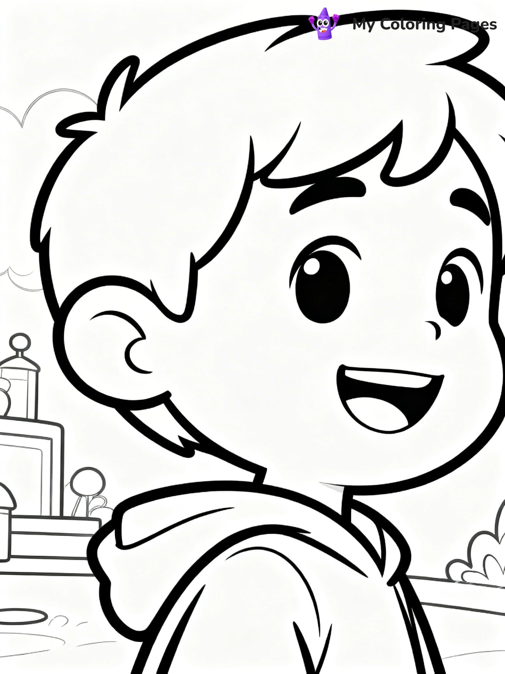 Ear Coloring Pages - 6