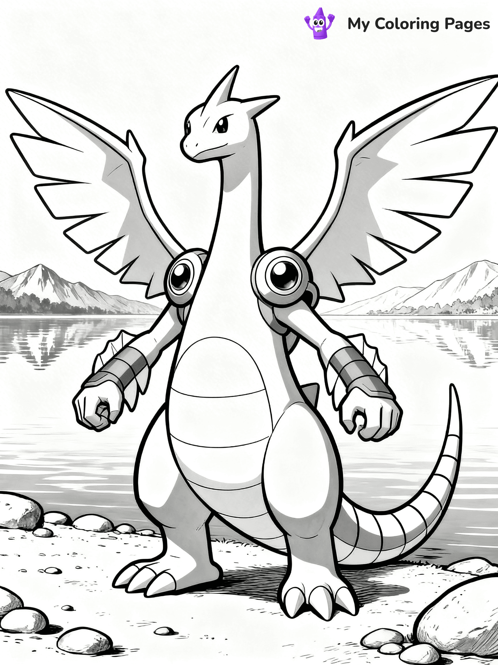 Palkia Coloring Pages - 22