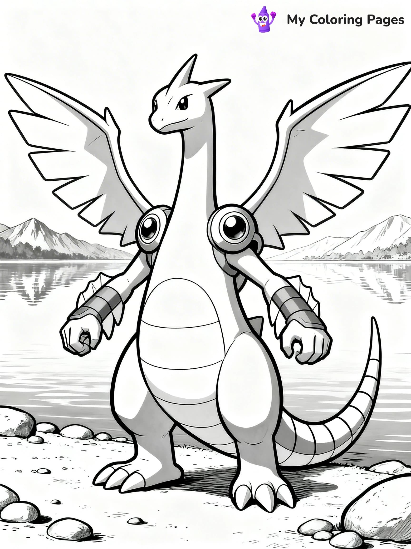 Palkia Coloring Pages - 22