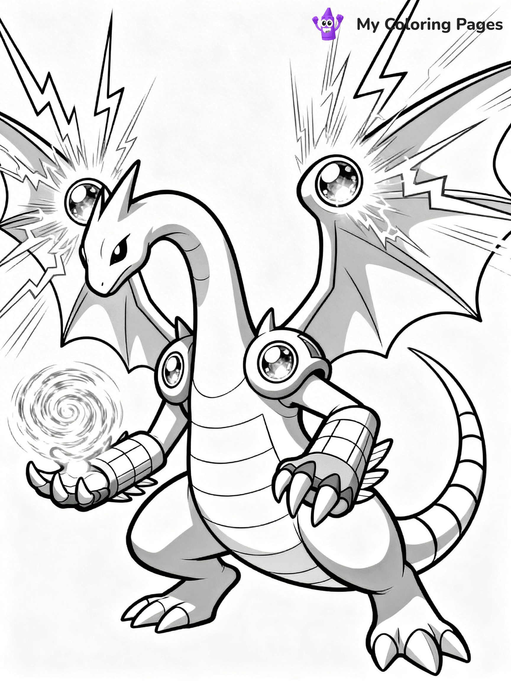 Palkia Coloring Pages - 17