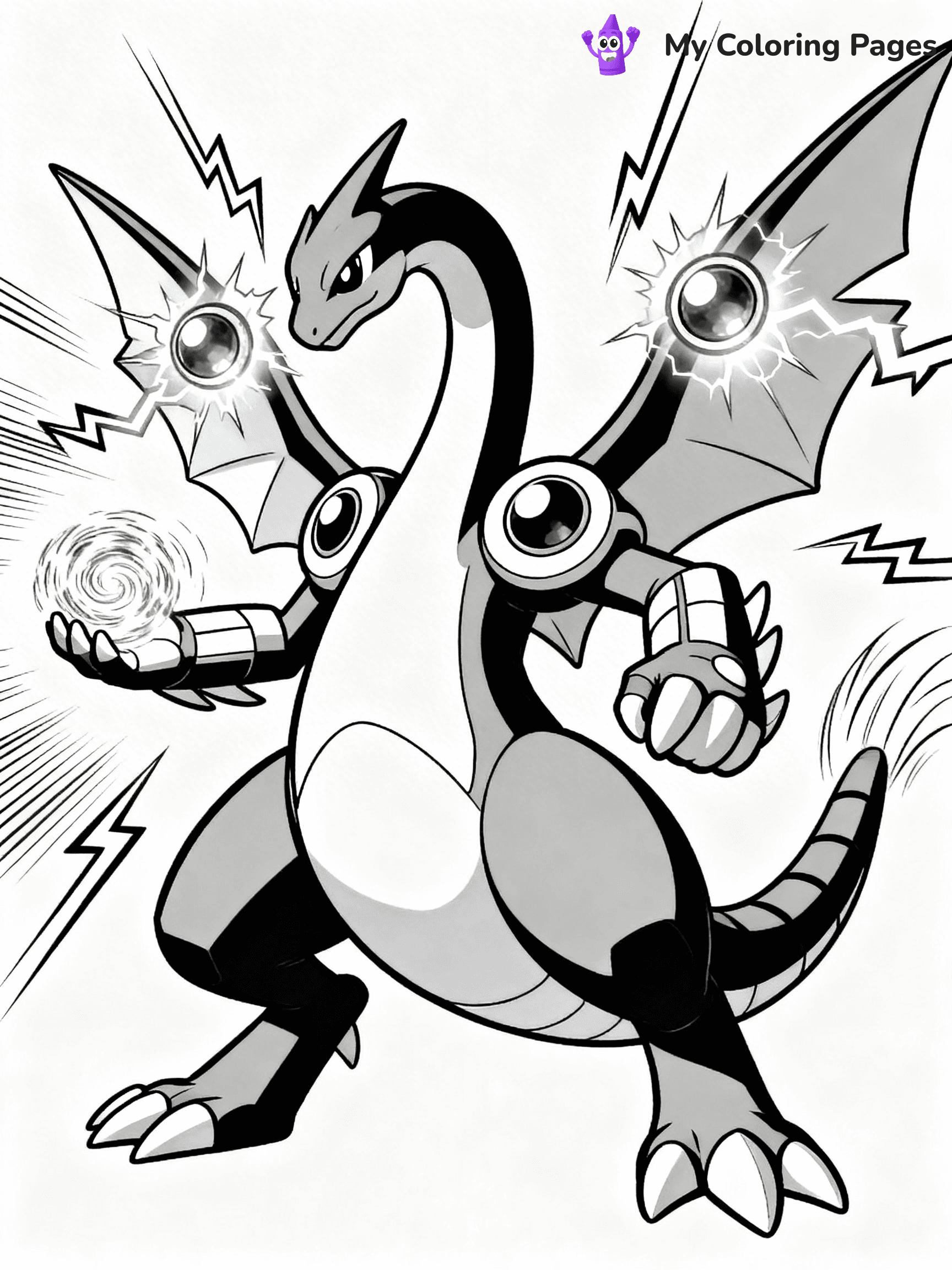 Palkia Coloring Pages - 15